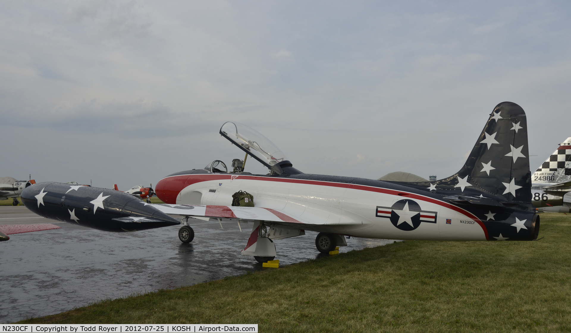 N230CF, 1953 Canadair CT-133 Silver Star 3 C/N T33-24, Airventure 2012