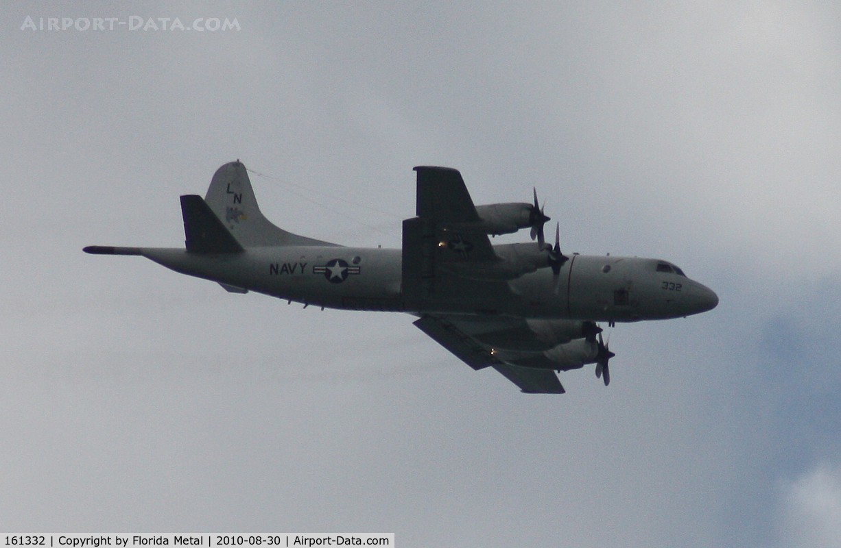 161332, Lockheed P-3C Orion C/N 285A-5729, P-3C Orion flying around South St. Pete Beach (Passe A Grille)
