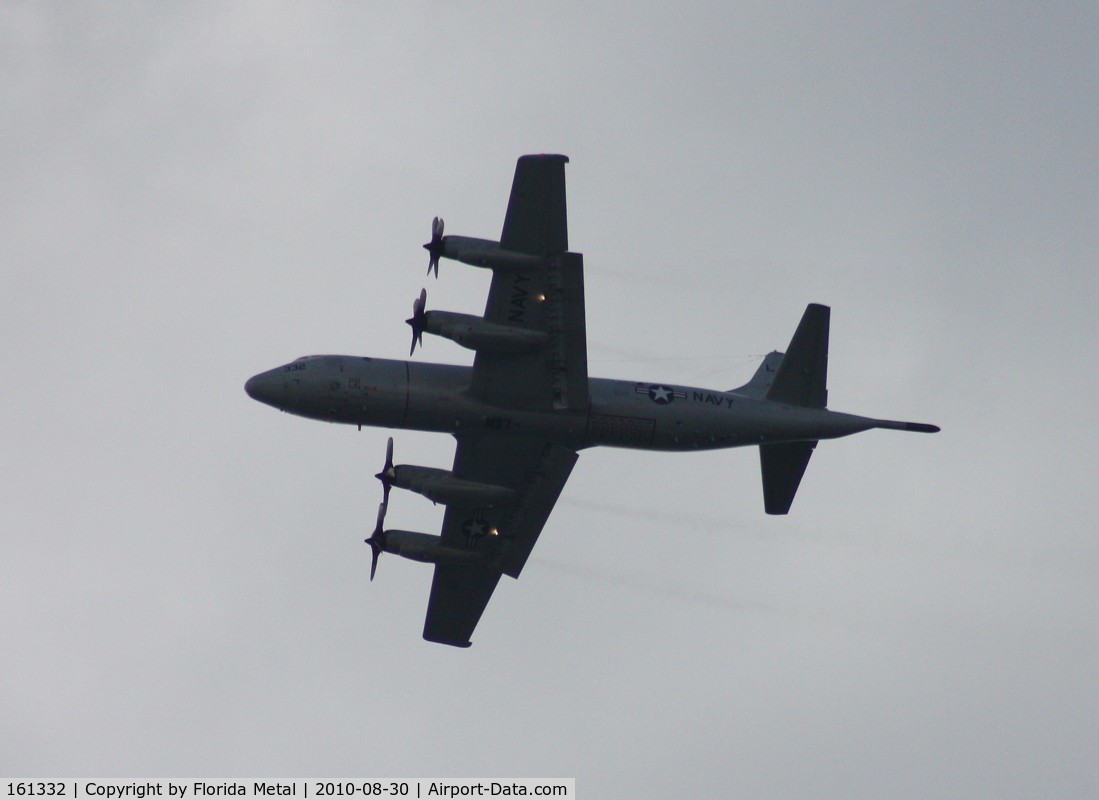 161332, Lockheed P-3C Orion C/N 285A-5729, P-3C Orion flying around Passe A Grille Beach near St. Pete Beach