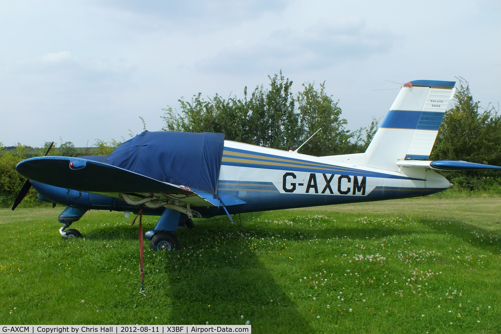 G-AXCM, 1969 Socata MS-880B Rallye Club C/N 1322, at Bidford Airfield