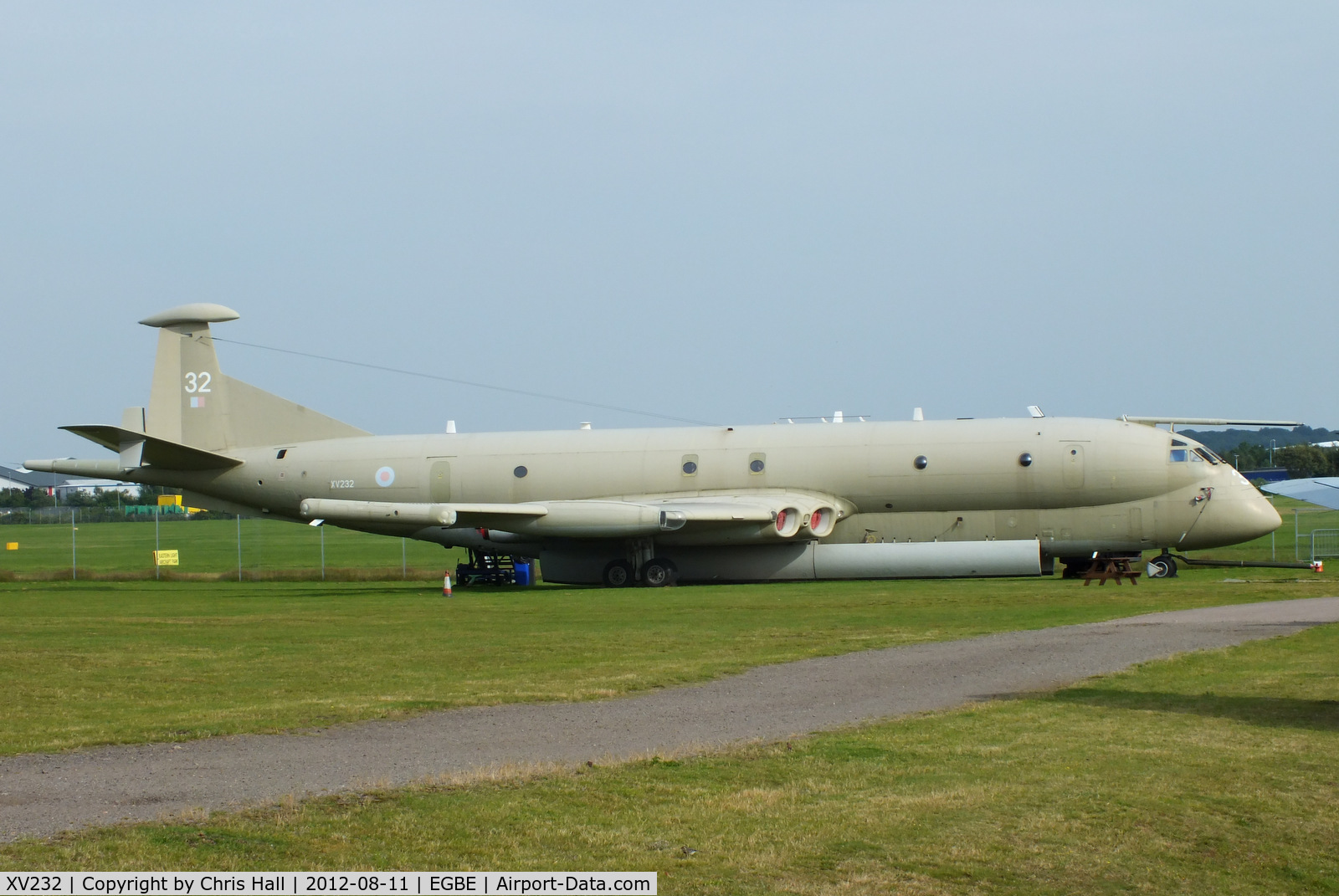XV232, Hawker Siddeley Nimrod MR.2 C/N 8007, preserved at Coventry 'Airbase'
