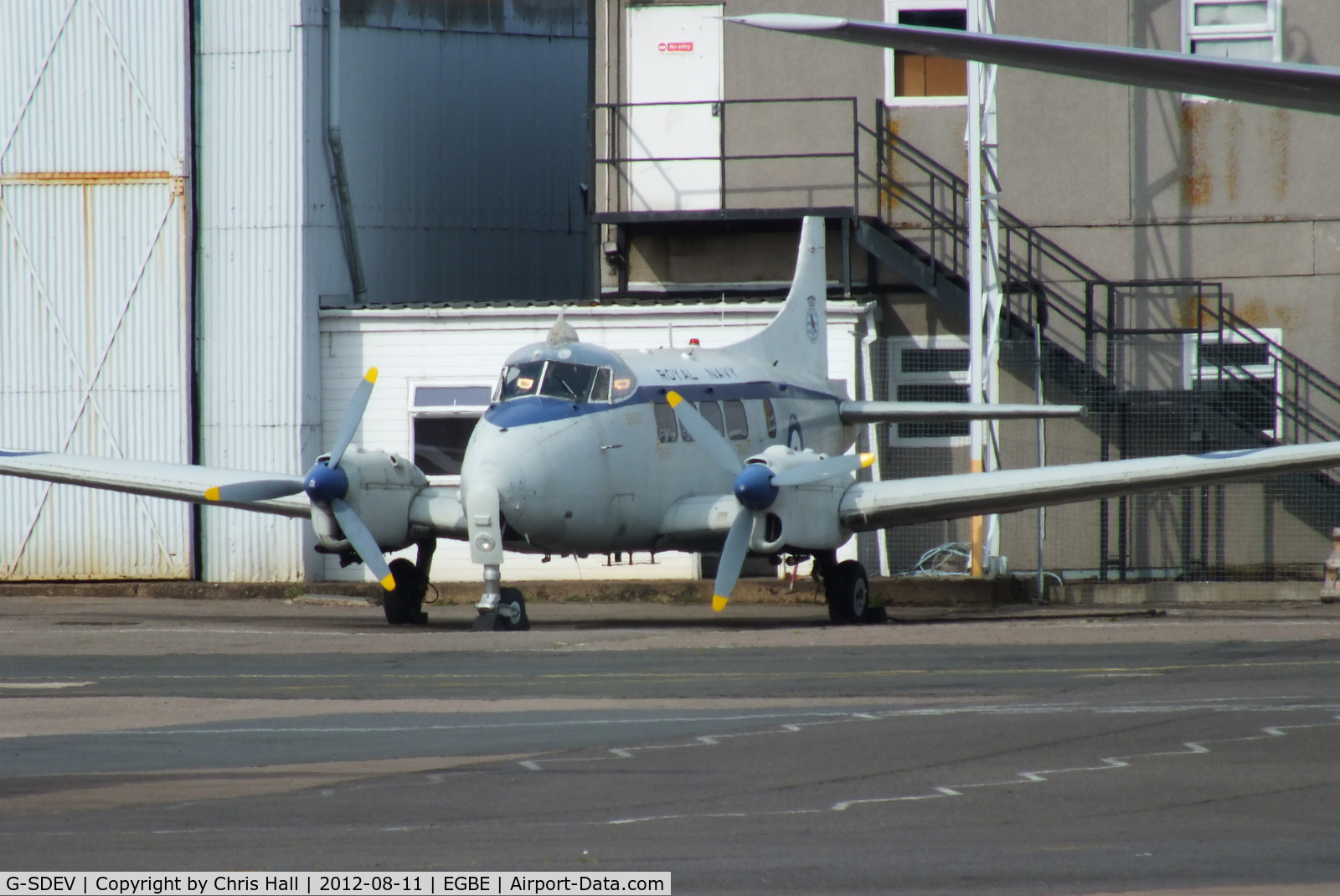 G-SDEV, 1956 De Havilland DH-104 Dove 6 C/N 04472, Aviation Heritage Ltd