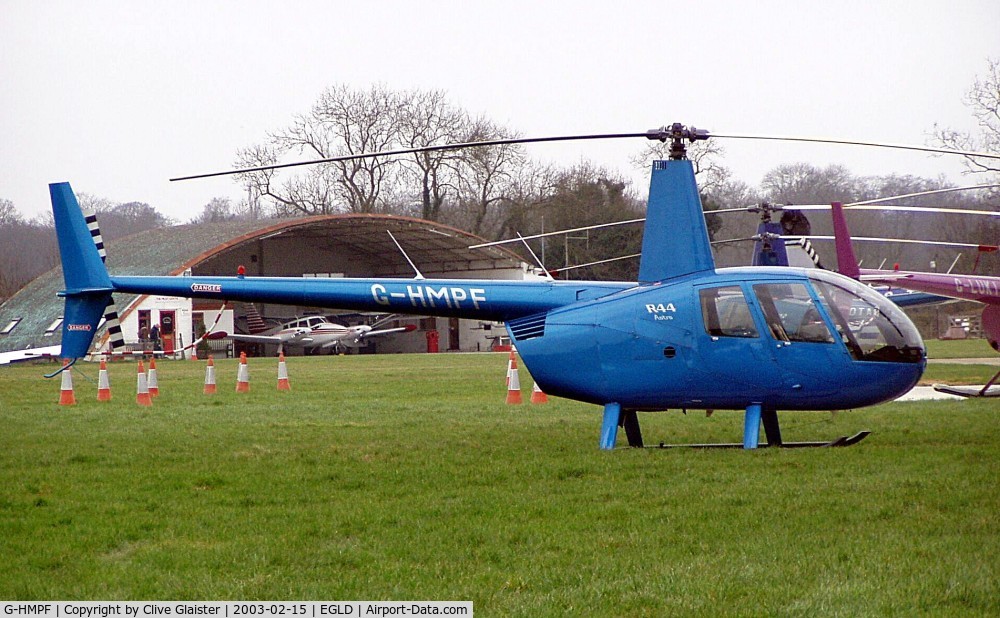 G-HMPF, 2000 Robinson R44 Astro C/N 0730, G-HMPF > G-WEMS - Originally owwned to, Mightycraft Ltd in March 2000 as G-HMPF and in private hands since June 2008 as G-WEMS. De-registered and cancelled by the CAA in June 2010. See: http://tinyurl.com/c26rt7m