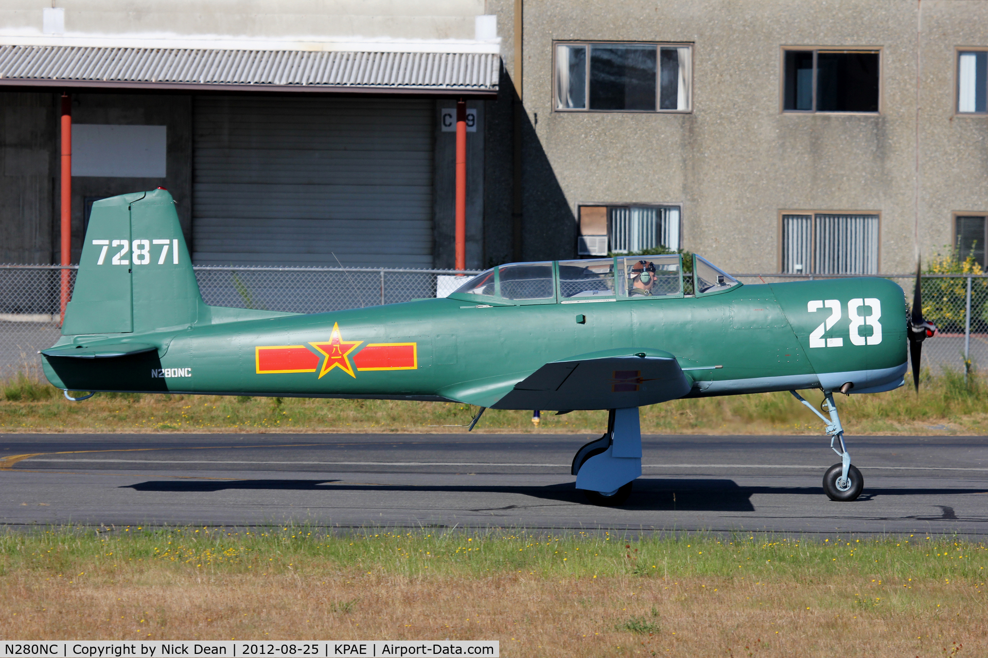 N280NC, 1974 Nanchang CJ-6A C/N 2951240, KPAE/PAE