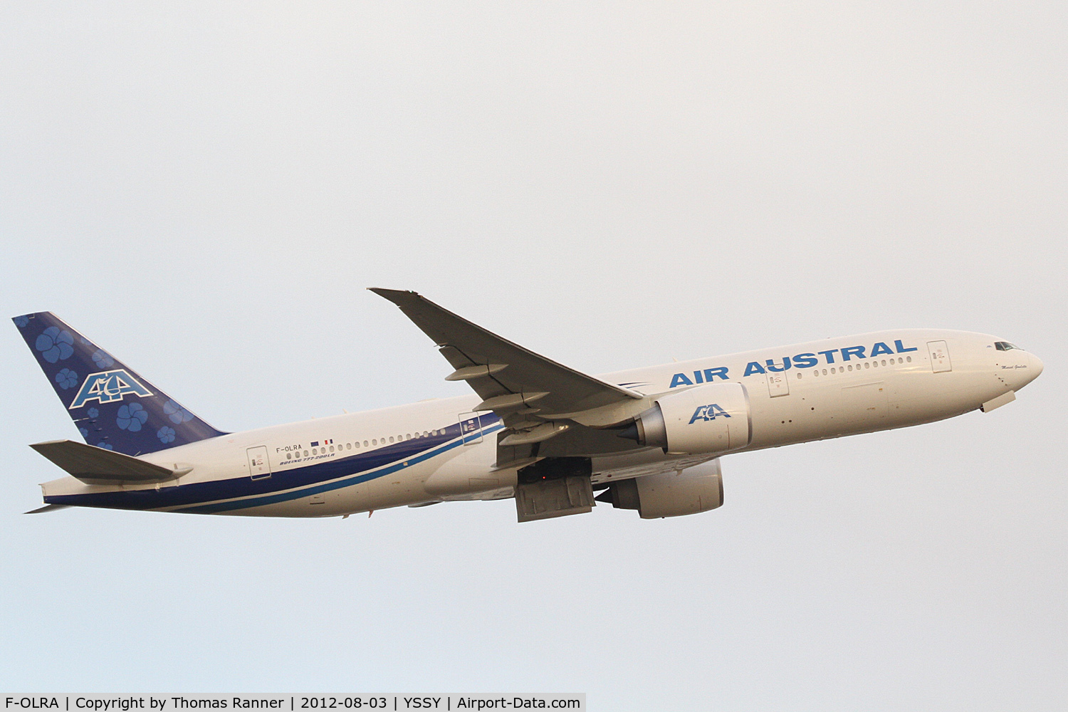F-OLRA, 2011 Boeing 777-29MLR C/N 40955, Air Austral Boeing 777