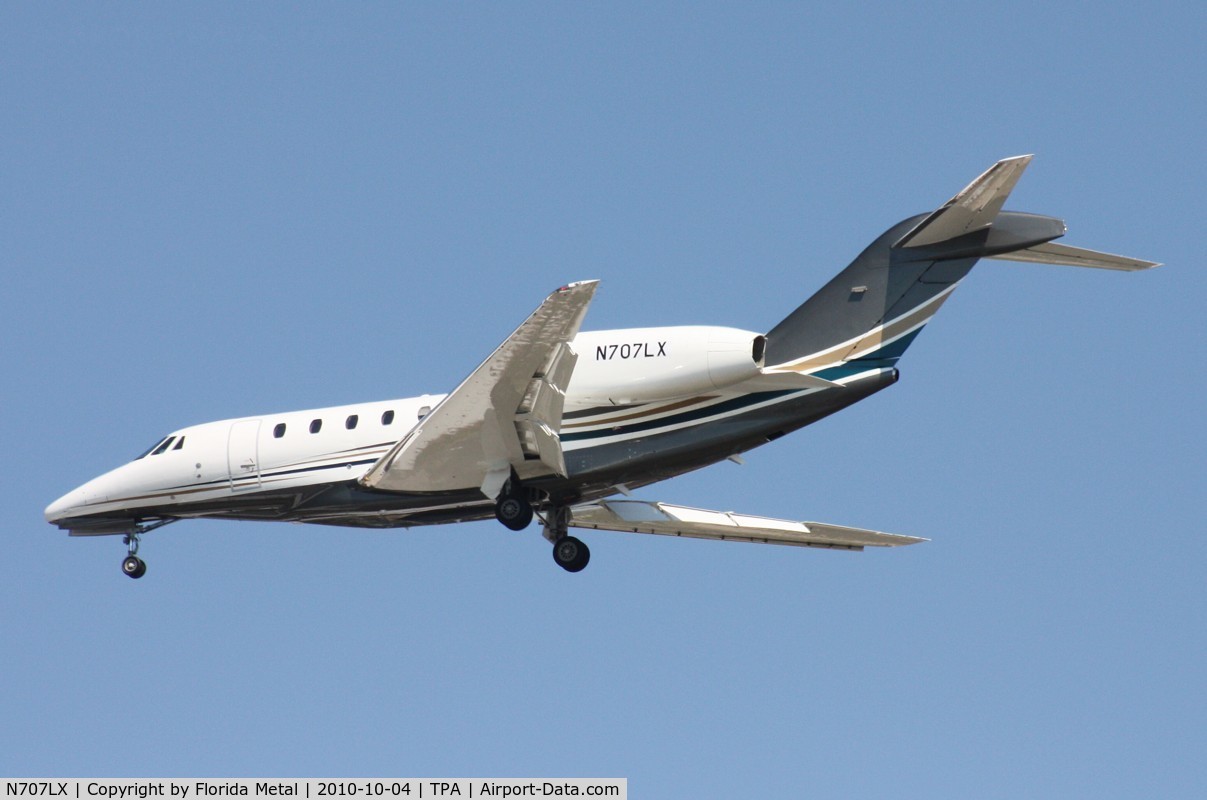 N707LX, 1999 Cessna 750 Citation X Citation X C/N 750-0078, Citation X