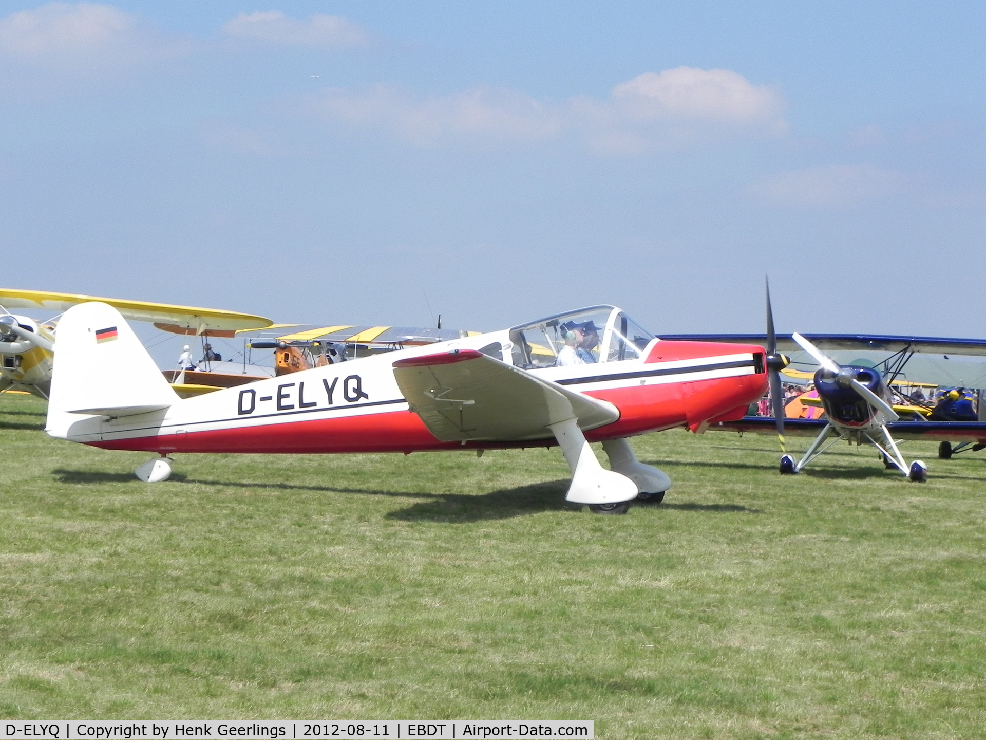 D-ELYQ, Klemm Kl-107C C/N 152, Oldtimer Fly In , Schaffen Diest , Belgium , Aug 2012