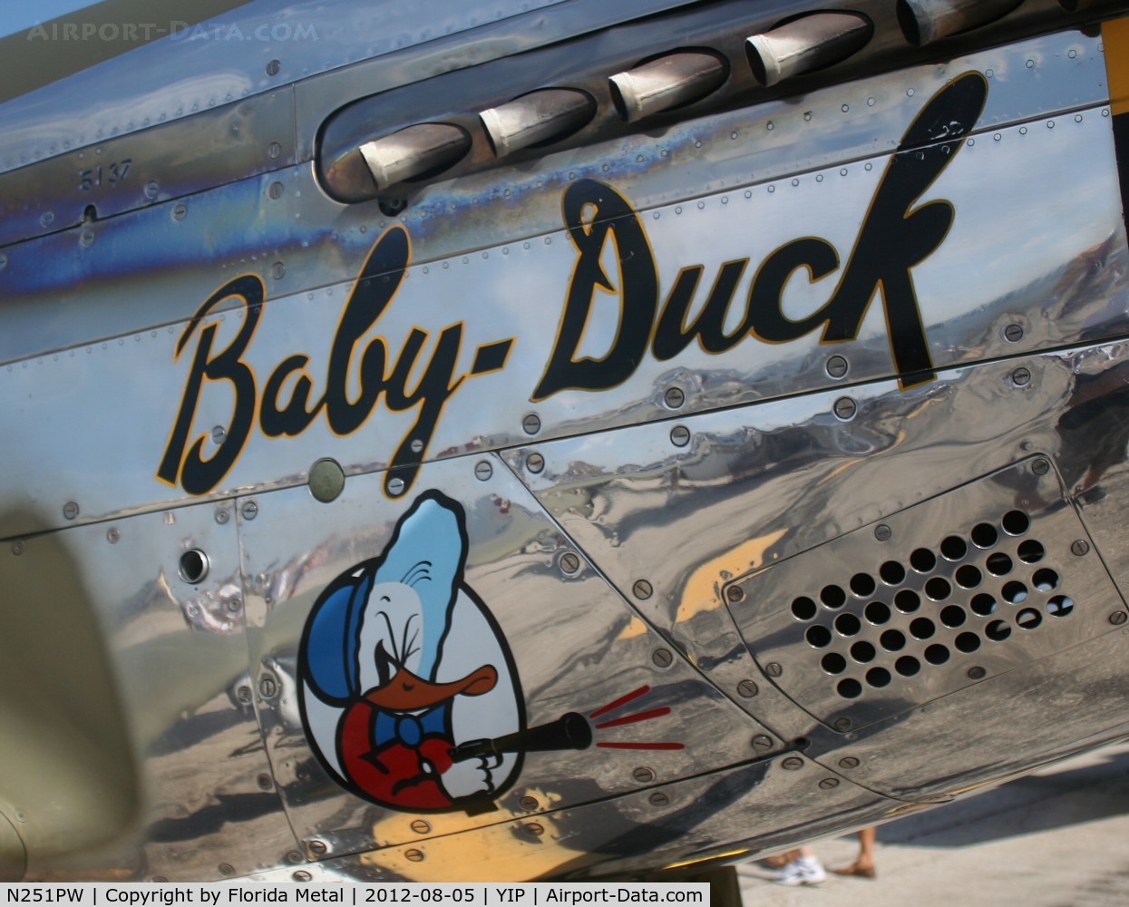 N251PW, 1944 North American P-51D Mustang C/N 122-31945, Baby Duck