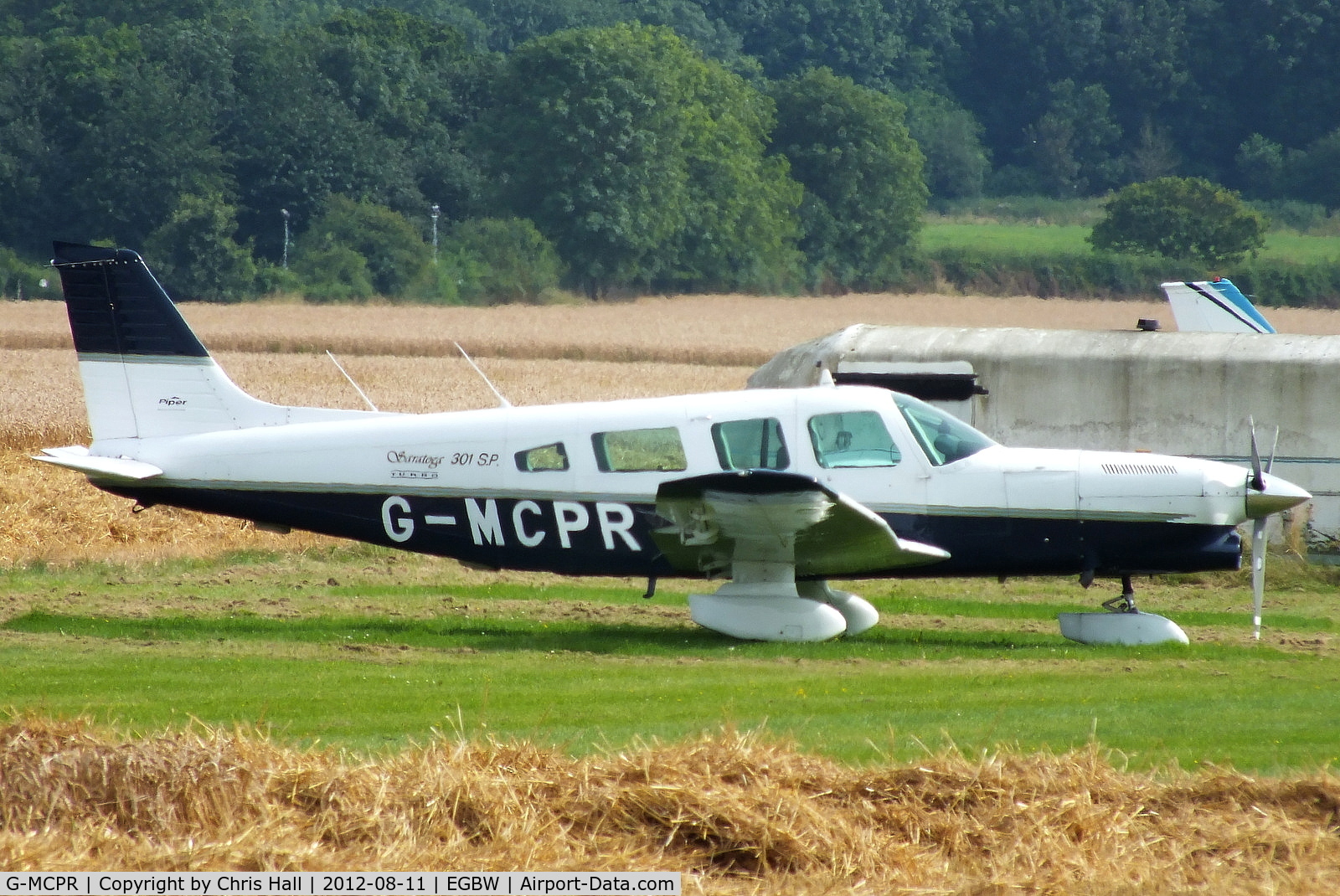 G-MCPR, 1980 Piper PA-32-301T Saratoga C/N 32-8024040, at Wellesbourne Mountford