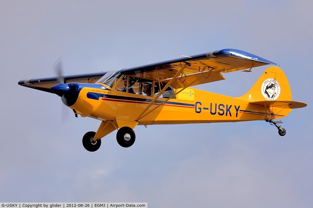 G-USKY, 2004 Aviat A-1B Husky C/N 2261, Arrival