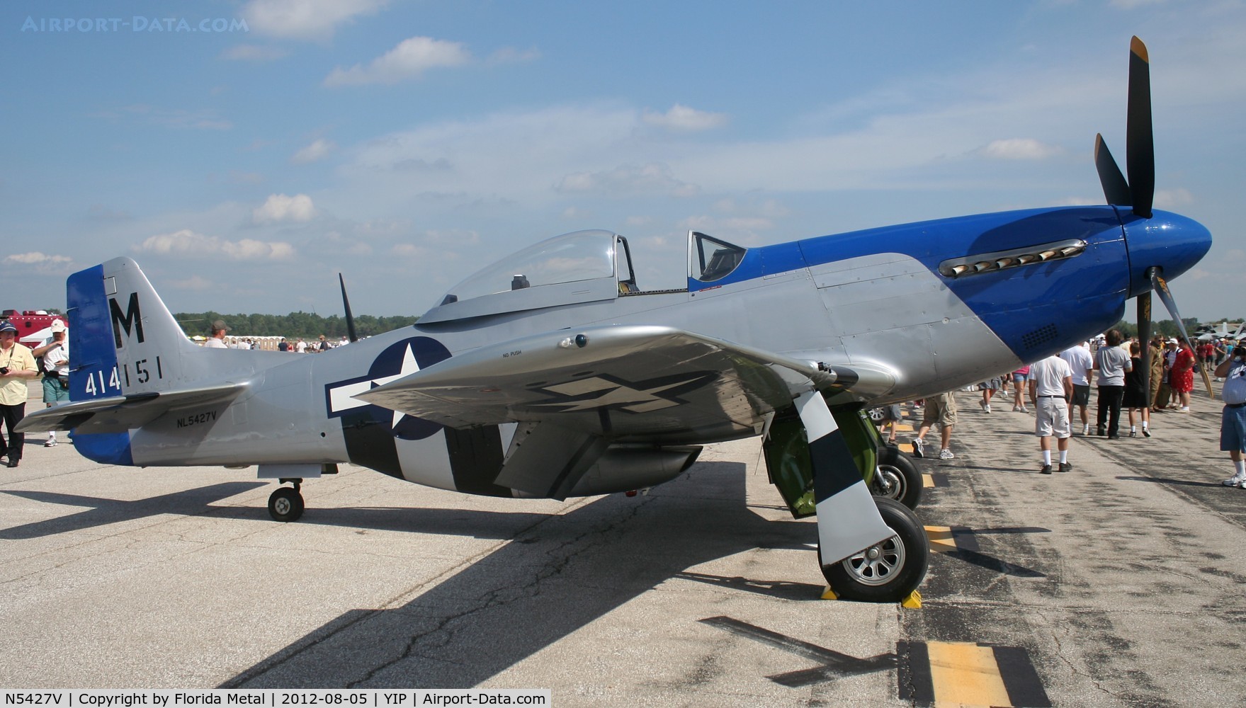 N5427V, 1944 North American F-51D Mustang C/N 44-72942, Petie 2nd