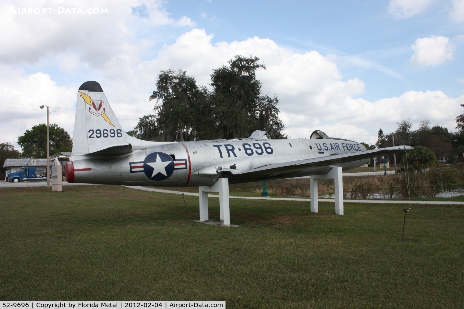 52-9696, 1952 Lockheed T-33A Shooting Star C/N 580-7921, T-33A west of Arcadia FL