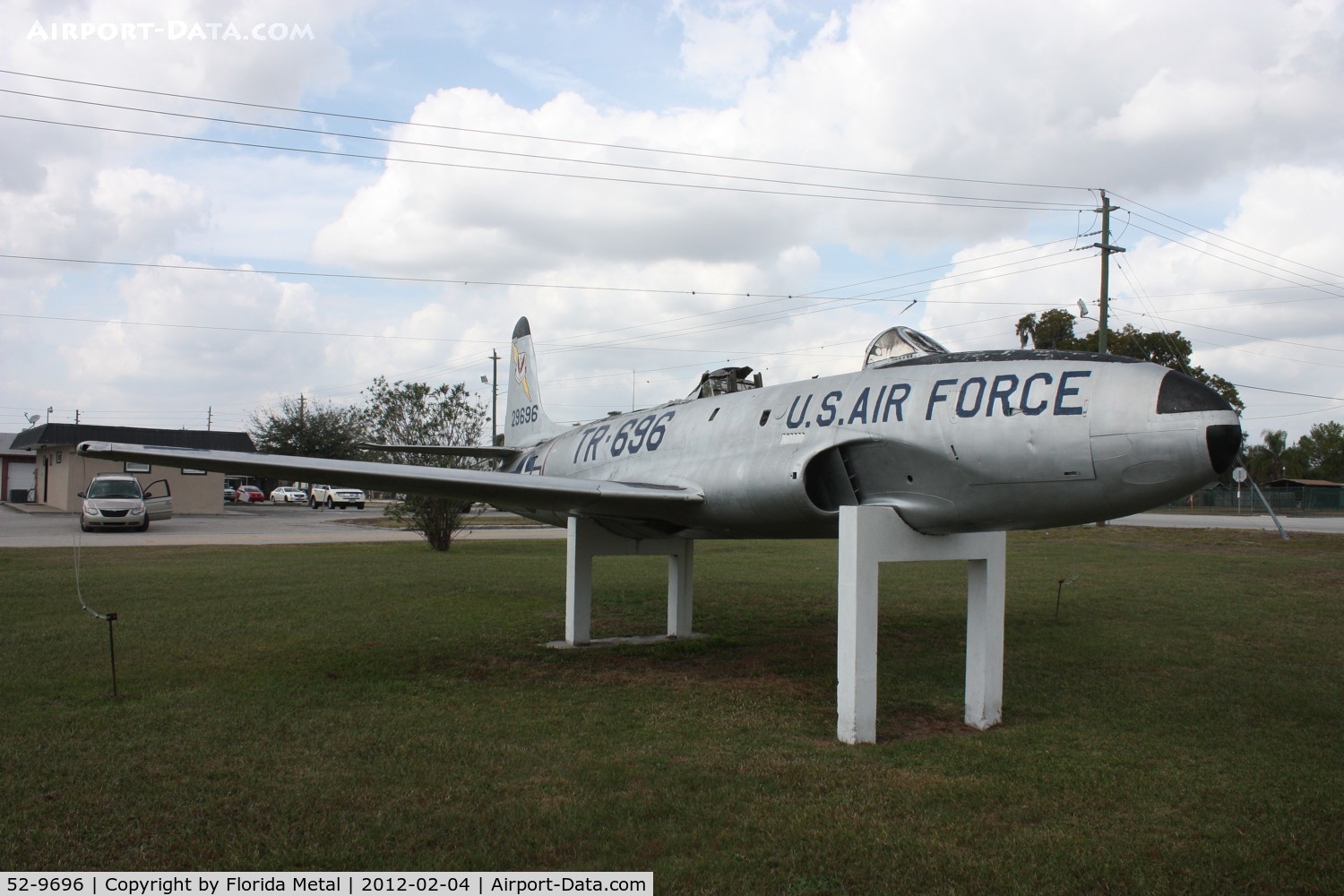 52-9696, 1952 Lockheed T-33A Shooting Star C/N 580-7921, T-33 west of Arcadia FL
