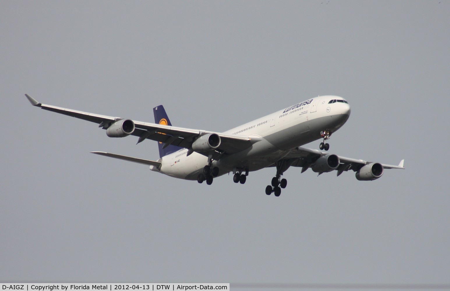 D-AIGZ, 2000 Airbus A340-313 C/N 347, Lufthansa A340