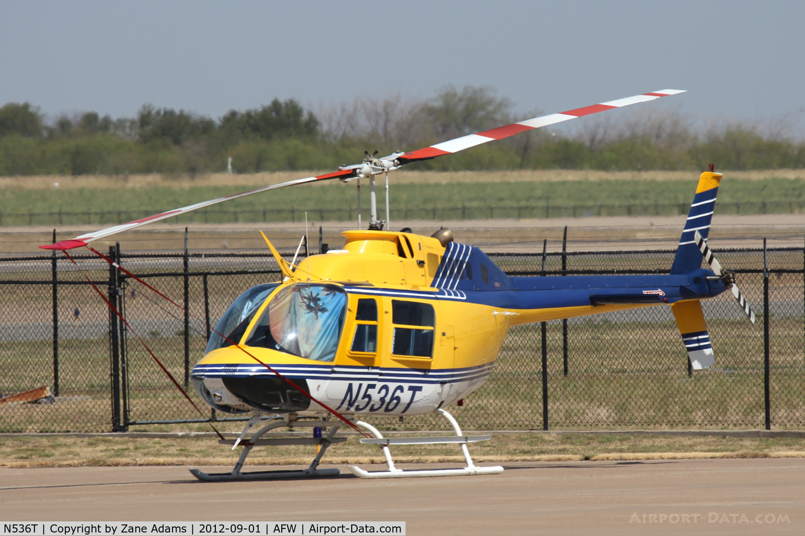 N536T, 1980 Bell 206B C/N 3195, At Alliance Airport - Fort Worth, TX