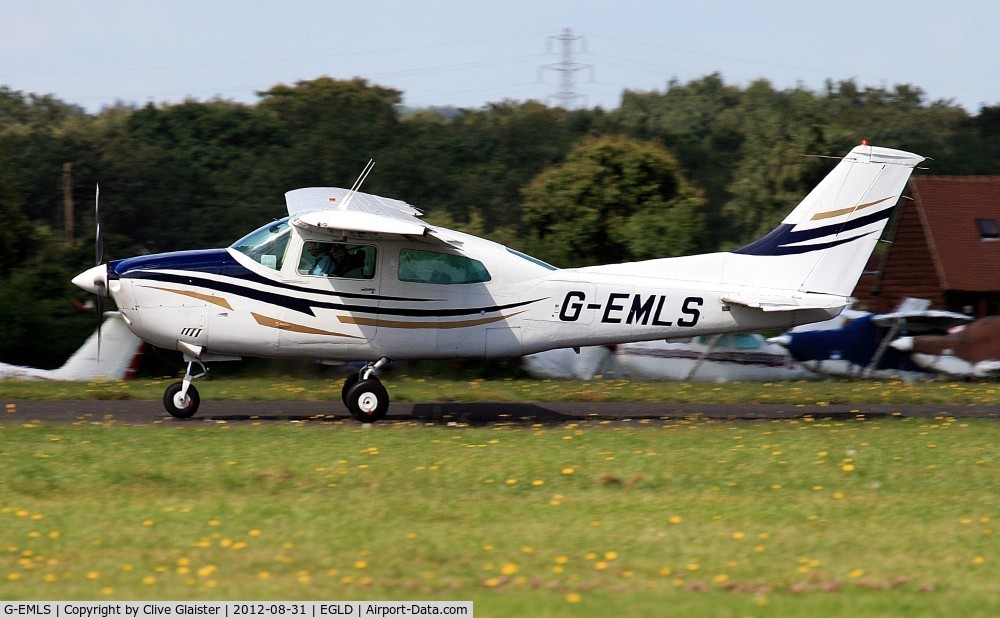 G-EMLS, 1974 Cessna T210L Turbo Centurion C/N 210-60094, Ex: N59107 > G-BCJJ > D-EMLS > G-EMLS - Originally, it was going to be owned to, Brymon Aviation Ltd, on 1974-07-16 but cancelled as not inported G-BCJJ. Been in private hands since May 2007 as G-EMLS.