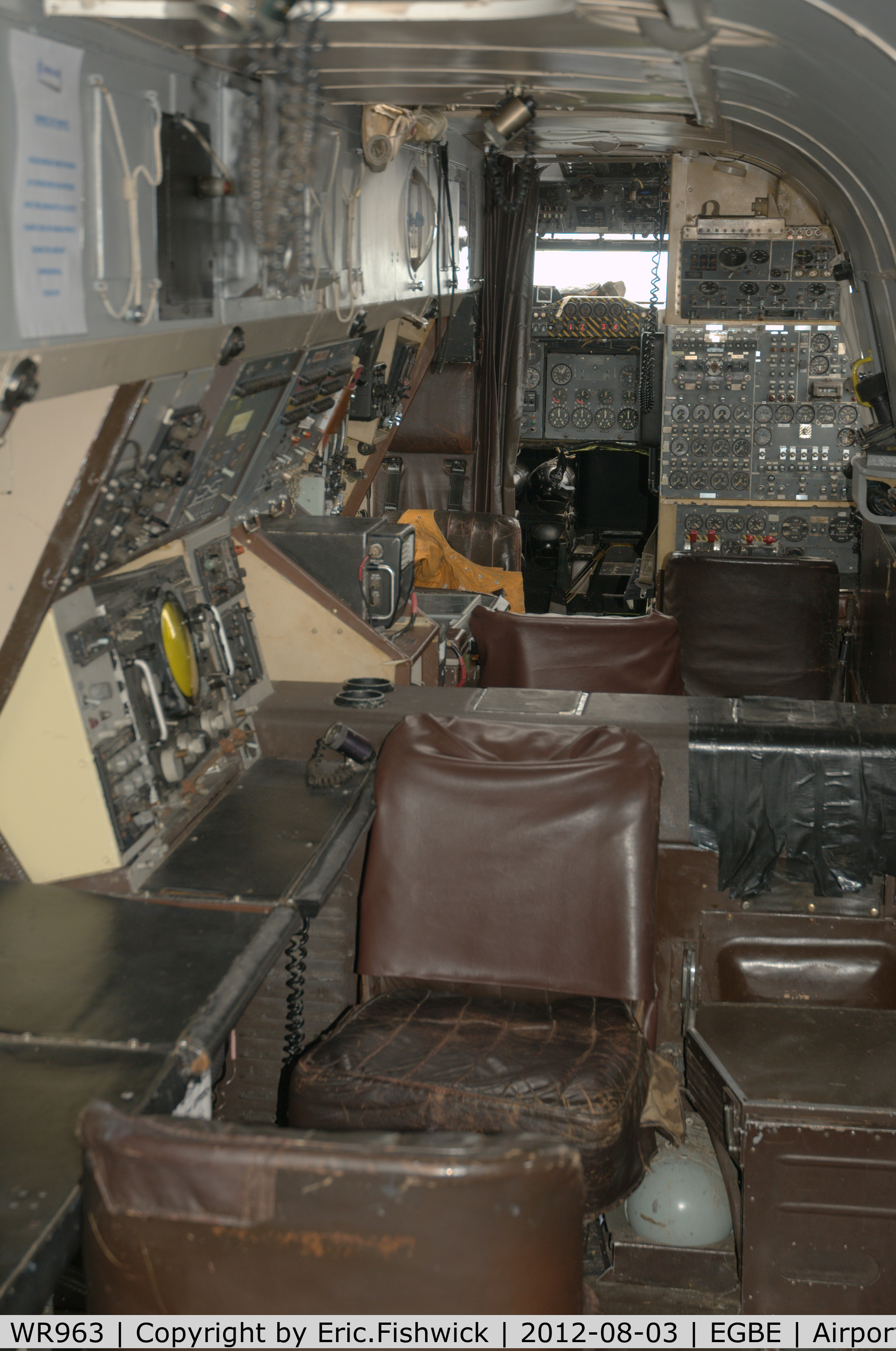WR963, 1954 Avro 696 Shackleton AEW.2 C/N Not found WR963, 5. WR963 interior at Airbase, Coventry Airport West.