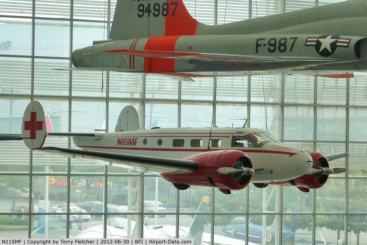 N115MF, 1951 Beech C-45H Expeditor C/N AF-253, Beech C-54G, c/n: AF-253 in Seattle Museum of Flight