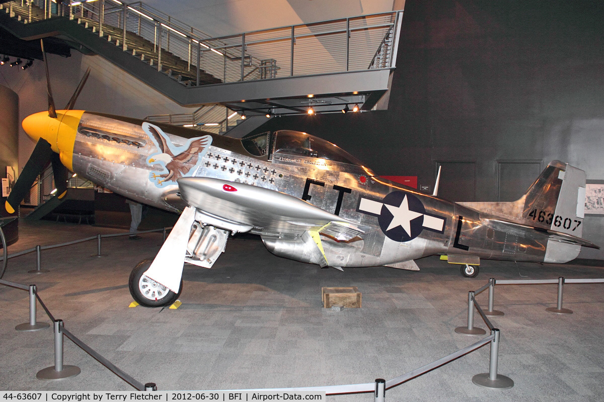 44-63607, 1945 North American P-51D Mustang C/N 122-31333, North American P-51D Mustang, c/n: Unknown marked 463607   True identity unknown