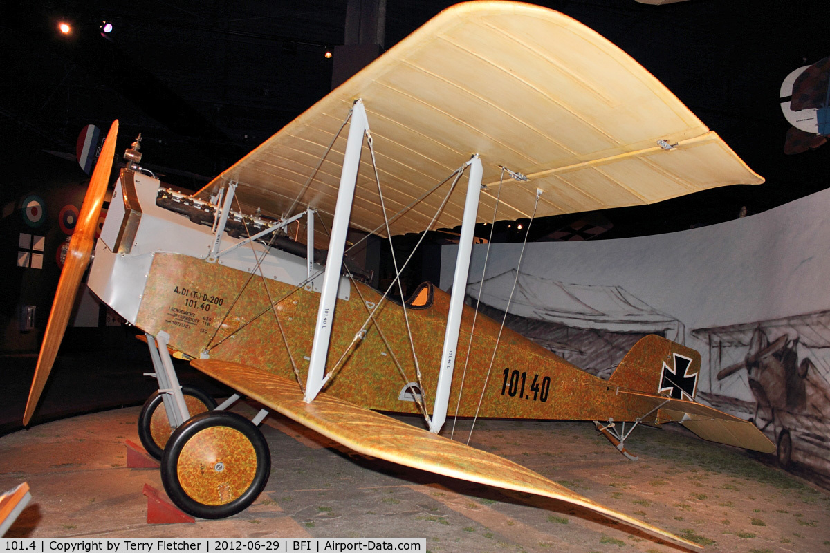 101.4, Aviatik Berg Scout C/N 101.4, Aviatik Berg Scout, c/n: 101. in Museum of Flight Seattle