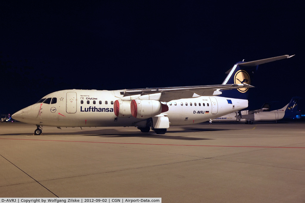 D-AVRJ, 1996 British Aerospace Avro 146-RJ85 C/N E.2277, visitor