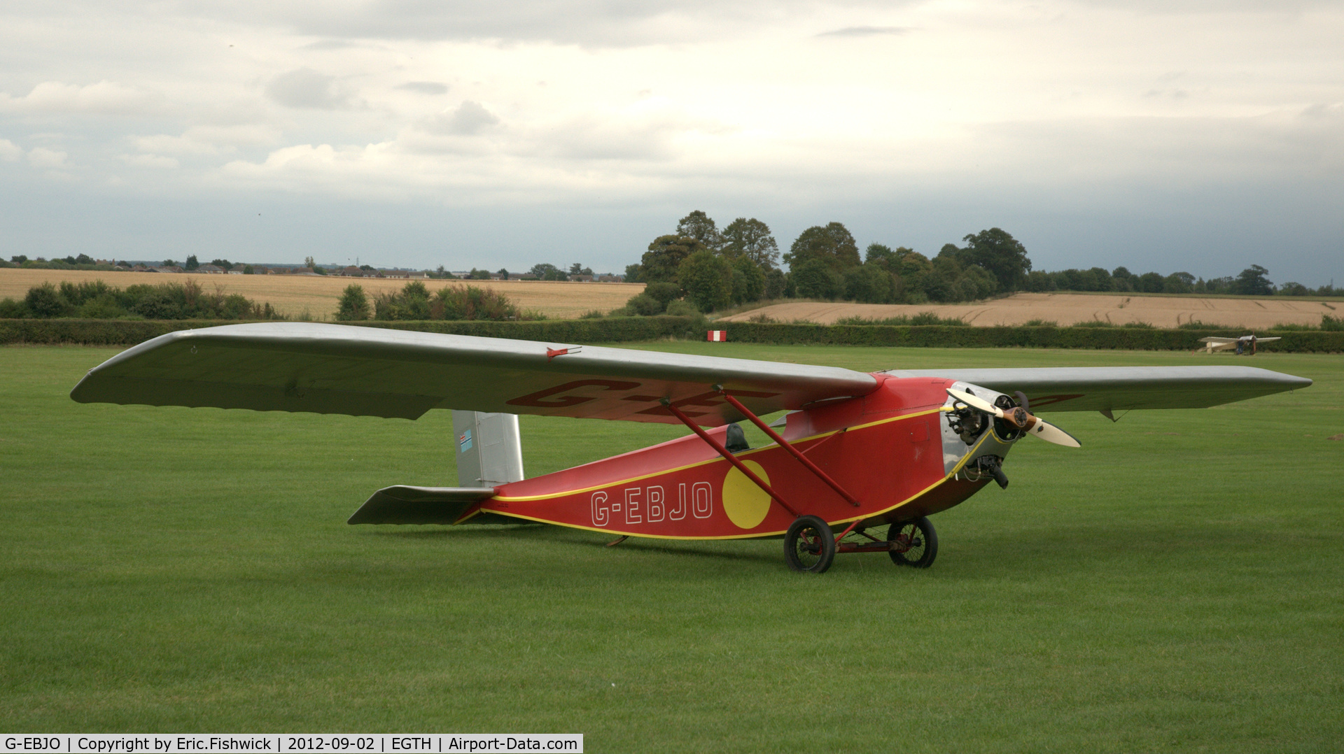 G-EBJO, 1924 Air Navigation And Engineering ANEC II C/N 1, 3. G-EBJO at Shuttleworth Pagent Air Display, Sept. 2012.