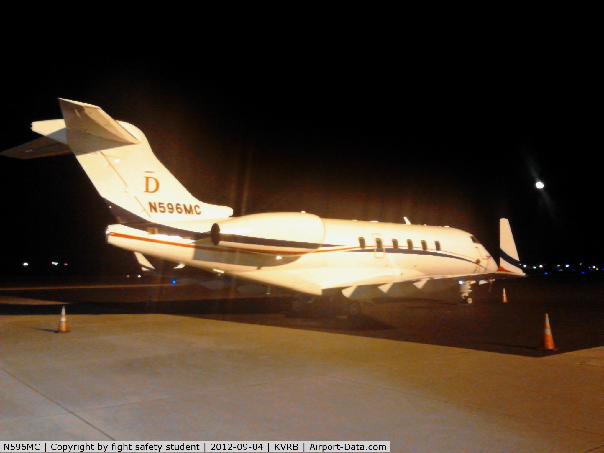 N596MC, 2001 Learjet 60 C/N 226, Parking @SunAviation KVRB