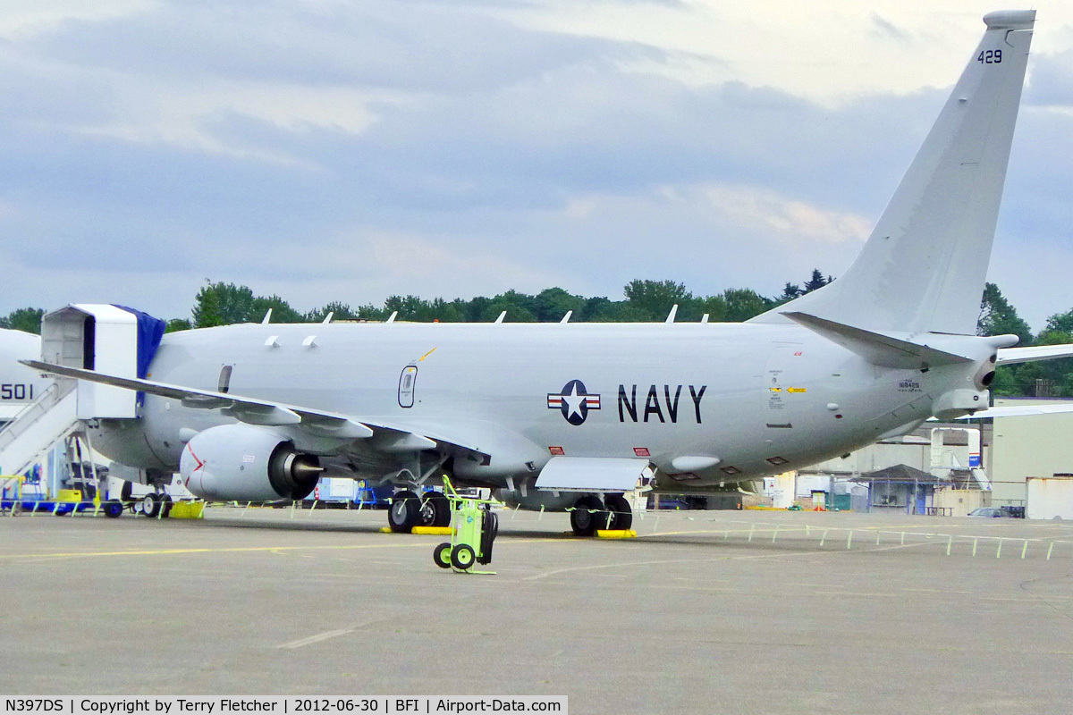 N397DS, 2012 Boeing P-8A Poseidon C/N 40809, Boeing 737-8FV, c/n: 40809 - due to be delivered to US Navy as Bu168429