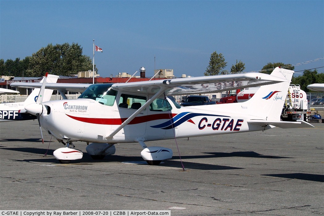 C-GTAE, 1981 Cessna 172P C/N 17275120, Cessna 172P Skyhawk [172-75120] Boundary Bay~C 20/07/2008