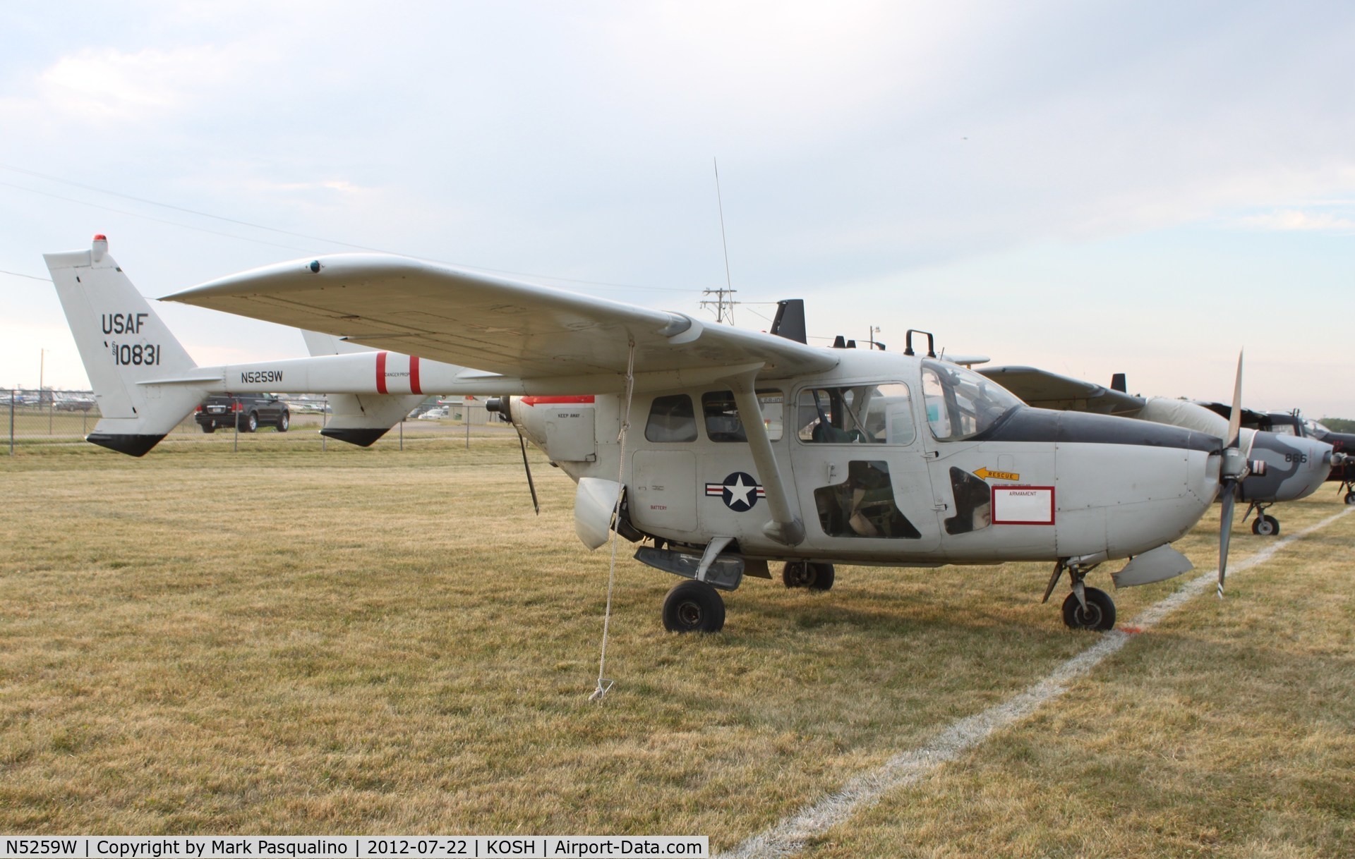 N5259W, 1968 Cessna M337B (O-2A) Super Skymaster C/N 337M-0196 (68-10831), Cessna O-2A