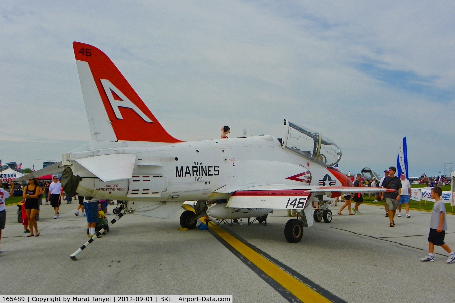 165489, Boeing T-45C Goshawk C/N C046, @ the 2012 Cleveland Air Show