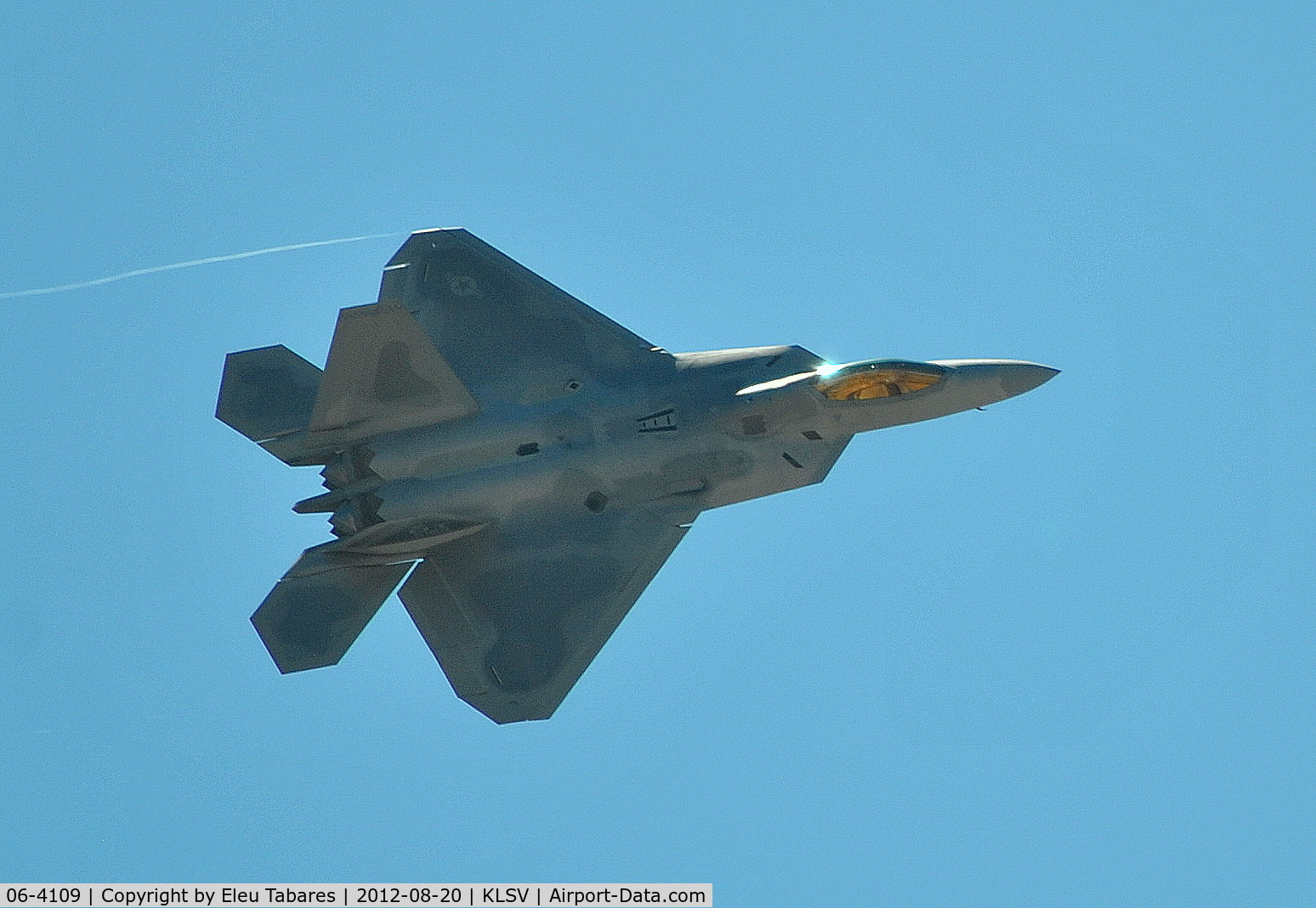 06-4109, Lockheed Martin F-22A Raptor C/N 4109, Taken during an exercise at Nellis Air Force Base, Nevada.