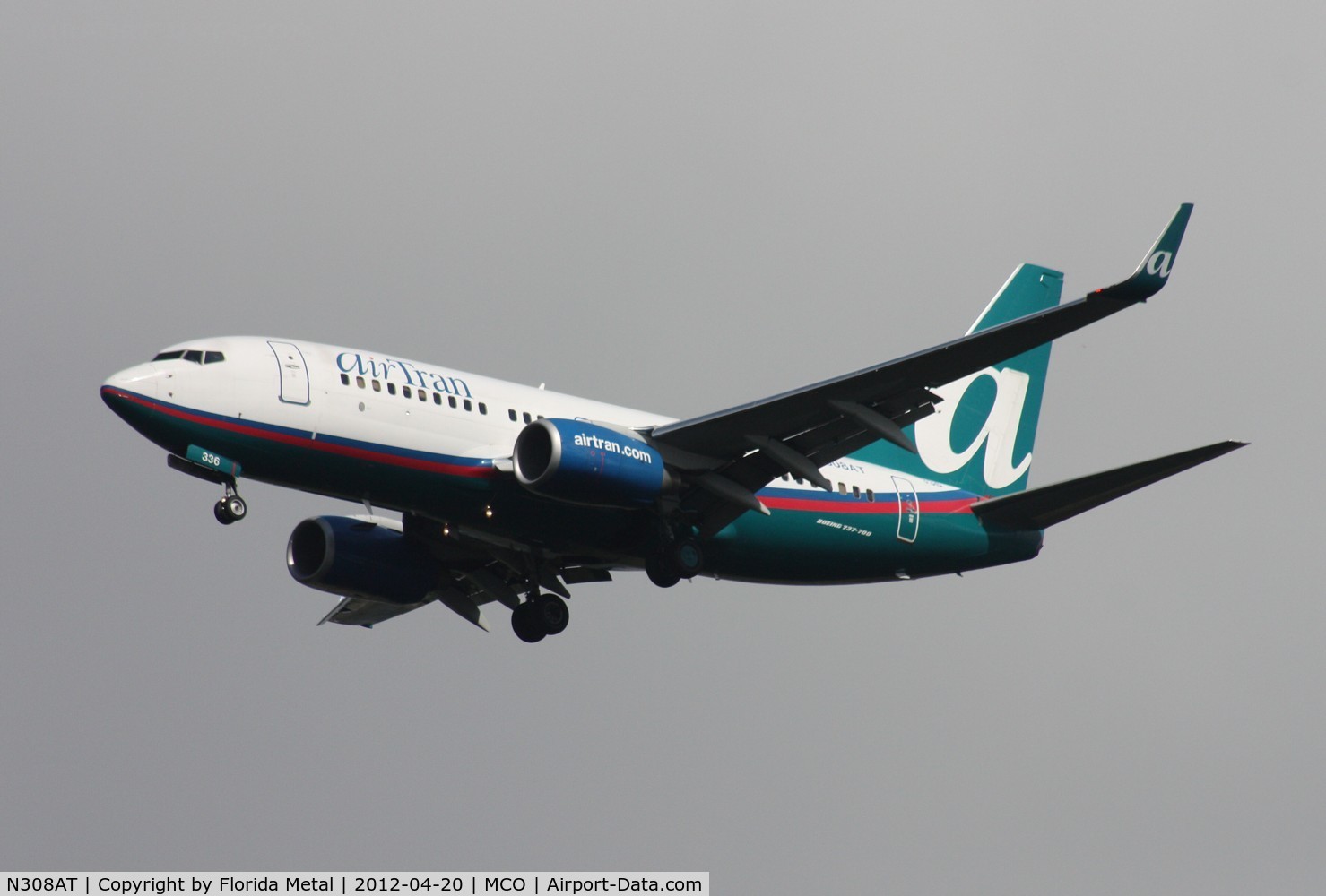 N308AT, 2006 Boeing 737-7BD C/N 35109, Air Tran 737