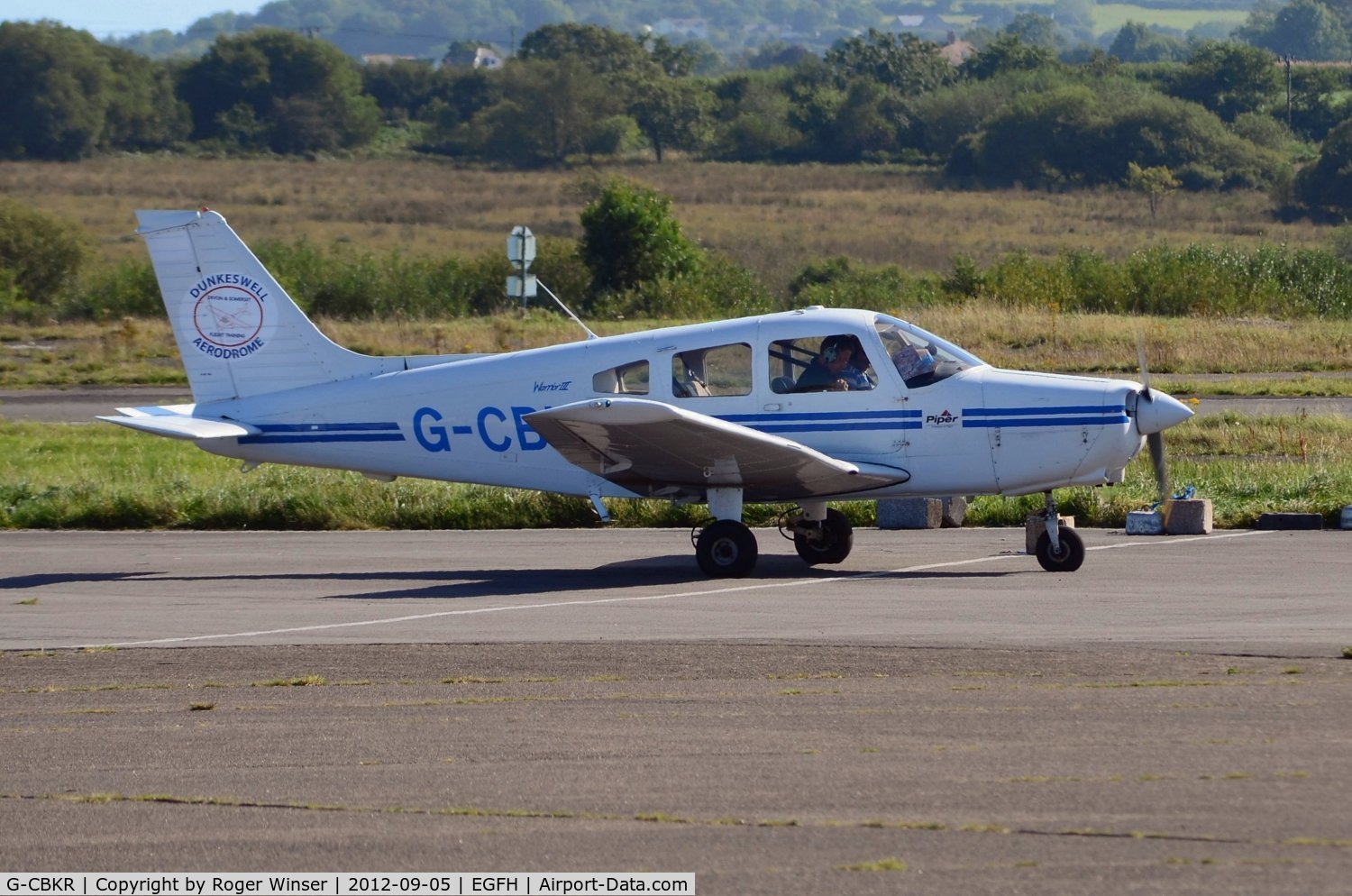 G-CBKR, 2002 Piper PA-28-161 Warrior III C/N 2842143, Visiting Cherokee Warrior III. Previously registered N5334N.