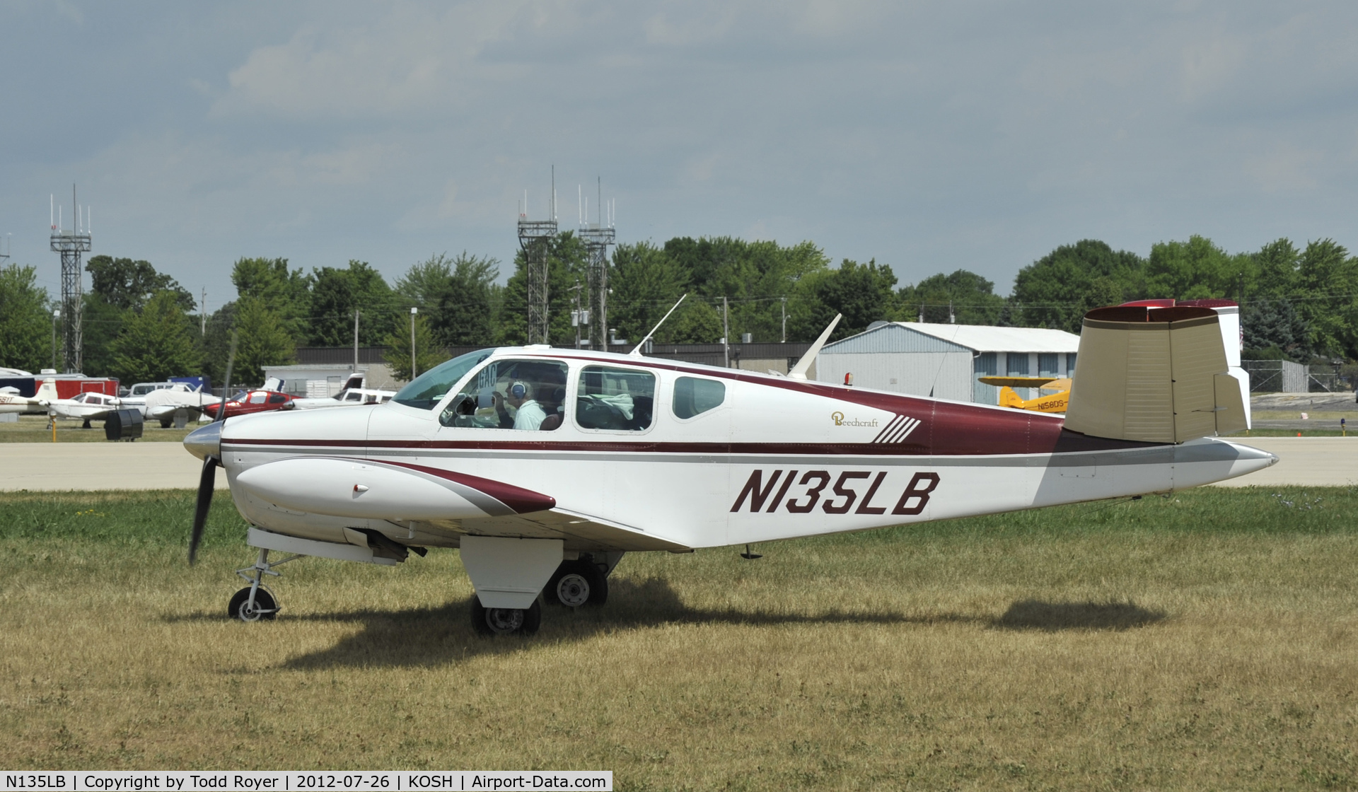 N135LB, 1958 Beech J35 Bonanza C/N D-5389, Airventure 2012