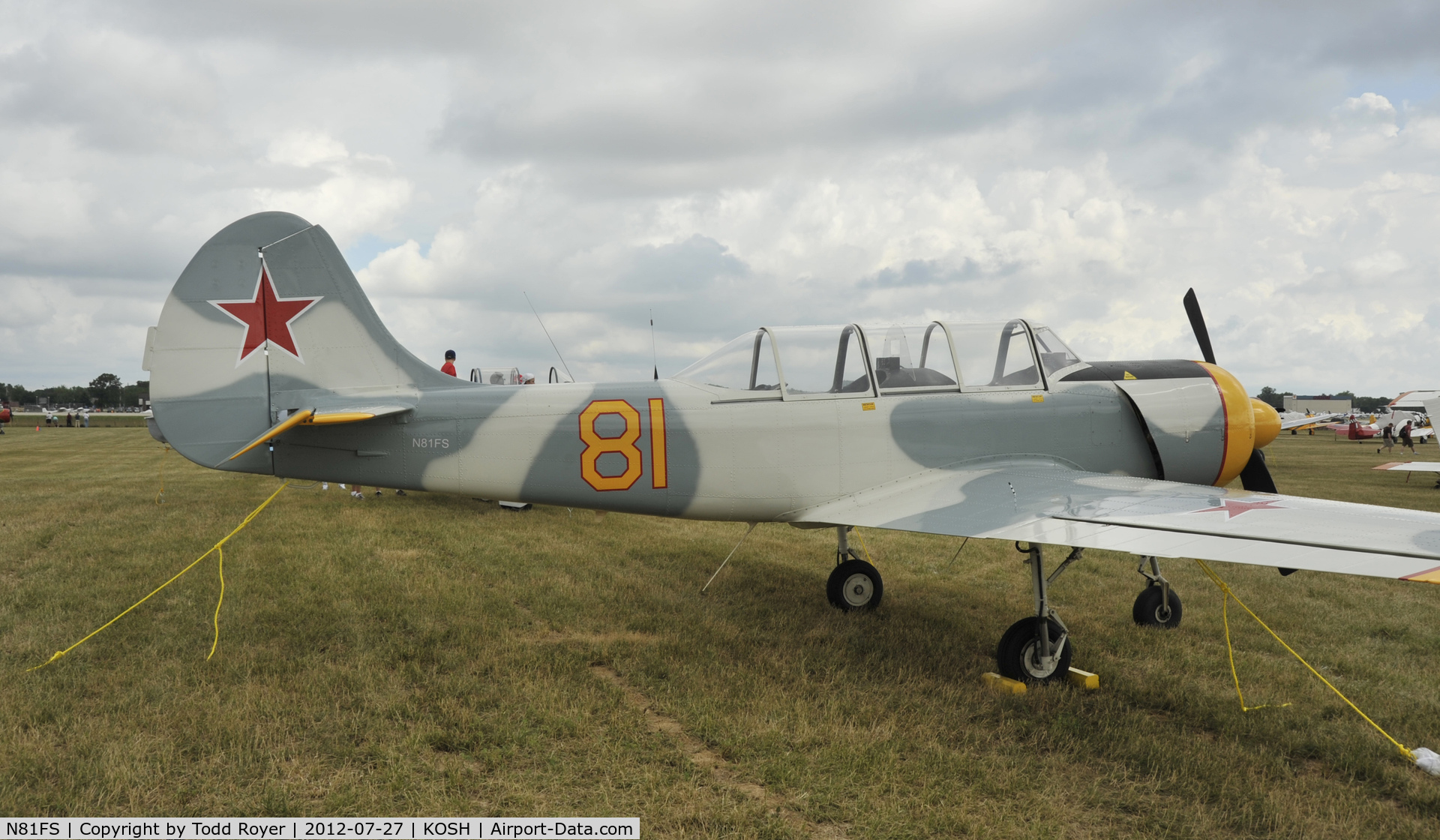N81FS, 1993 Yakovlev Yak-52 C/N 9311704, Airventure 2012