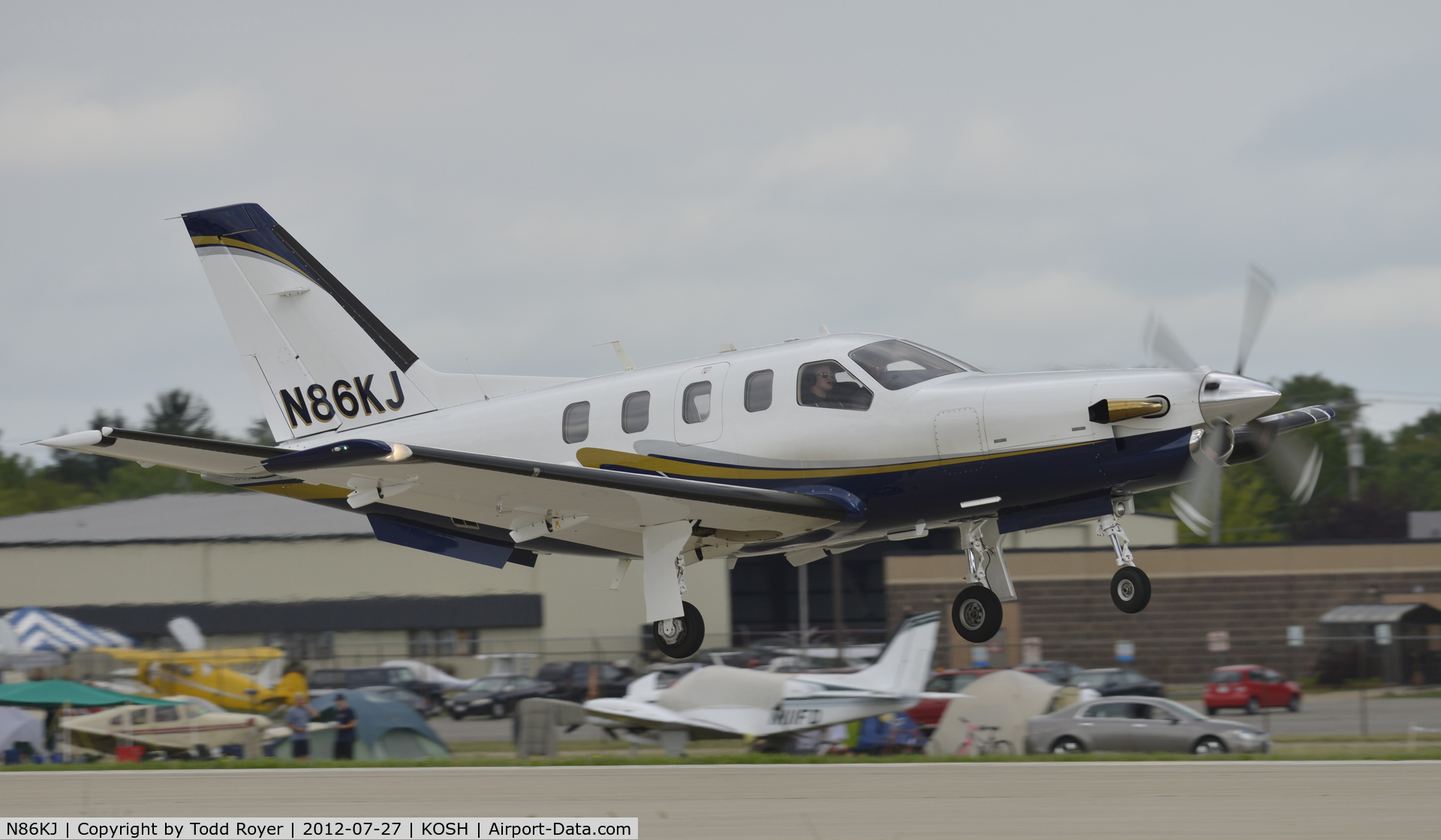 N86KJ, 2008 Socata TBM-700 C/N 490, Airventure 2012