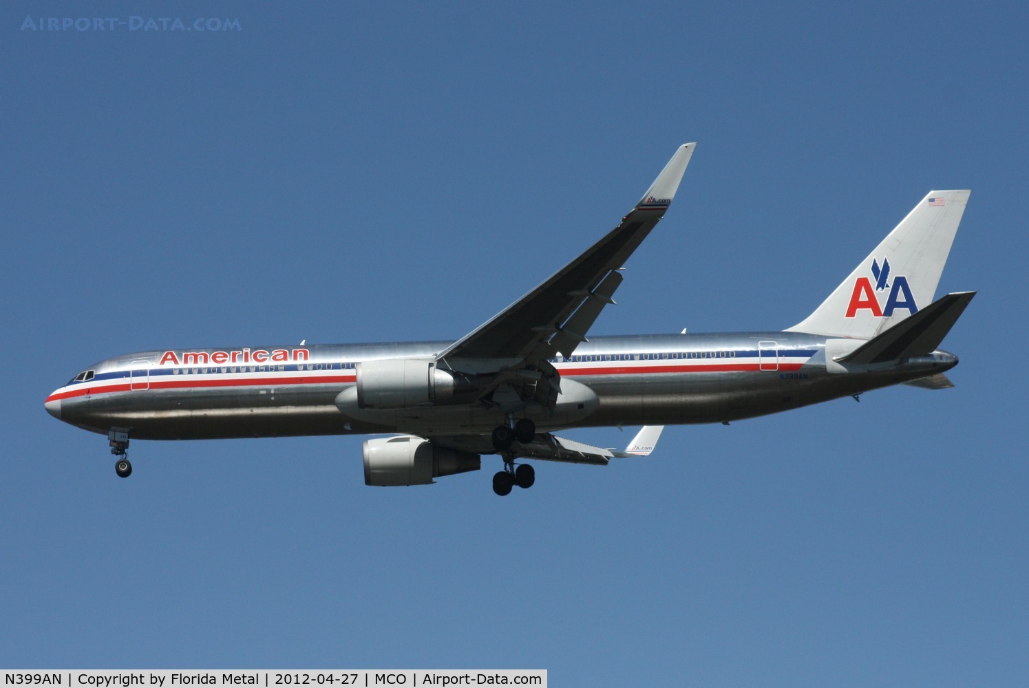 N399AN, 1999 Boeing 767-323/ER(BDSF) C/N 29606, American 767-300