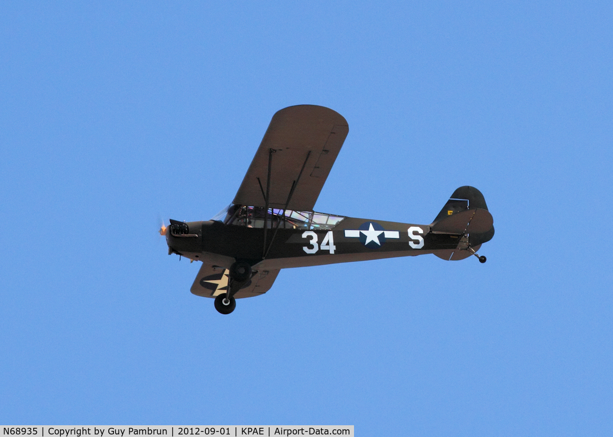 N68935, 1944 Piper J3C-65 Cub C/N 13695, Historic Flight Foundation 2012