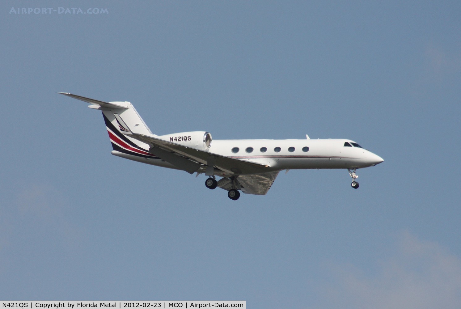 N421QS, 2008 Gulfstream Aerospace GIV-X (G450) C/N 4114, Net Jets G450
