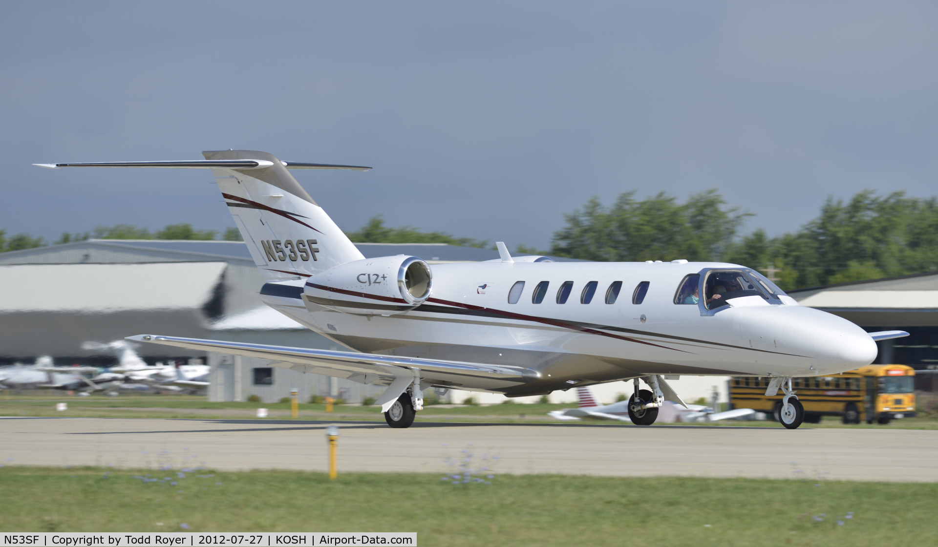 N53SF, 2005 Cessna 525B CitationJet CJ3 C/N 525B0001, Airventure 2012