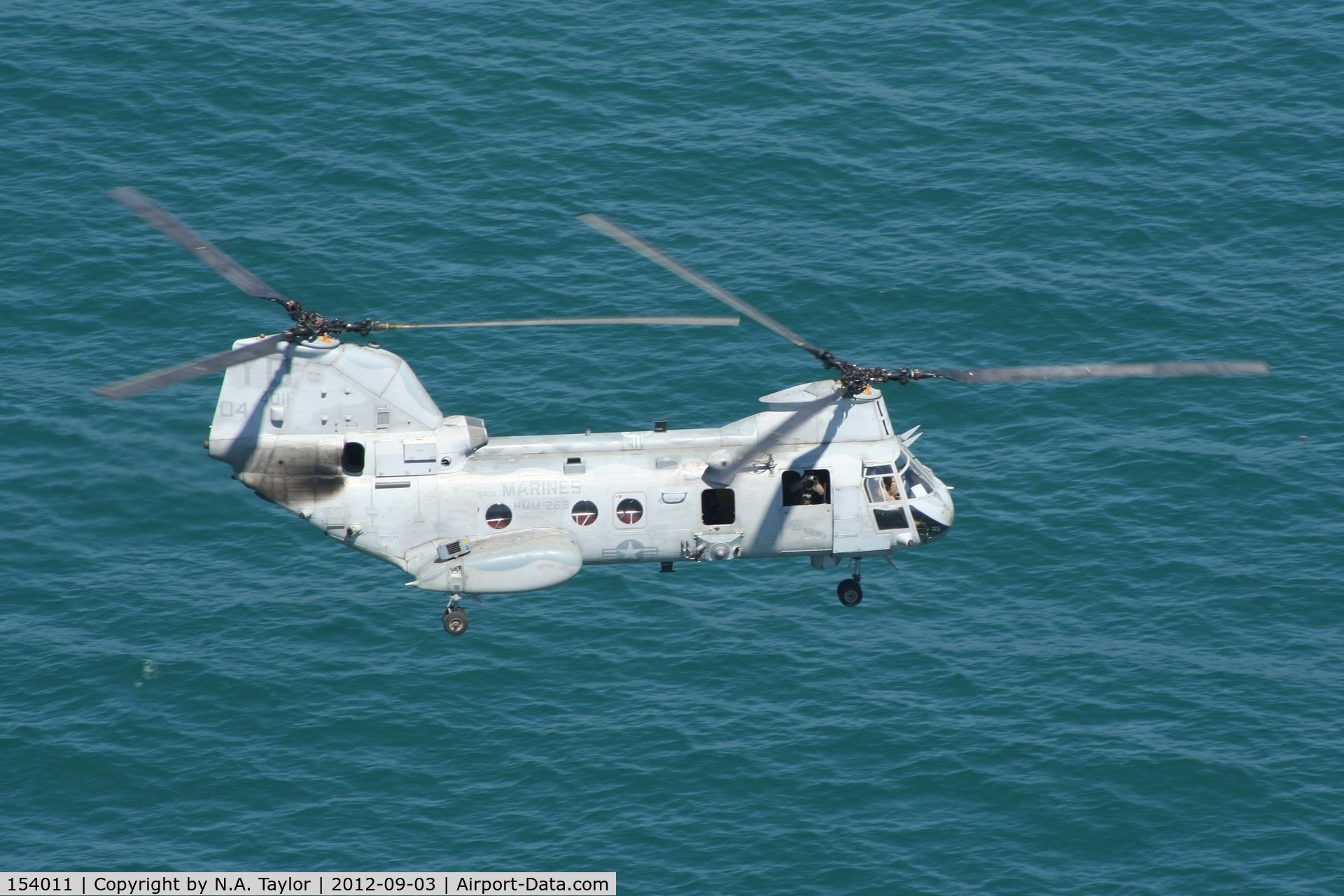 154011, Boeing Vertol CH-46E Sea Knight C/N 2362, Based at Camp Pendelton