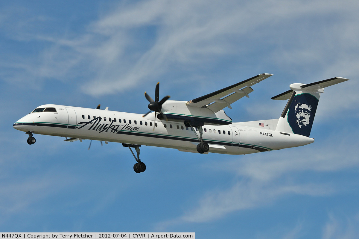 N447QX, 2011 Bombardier DHC-8-402 Dash 8 C/N 4364, Bombardier DHC-8-402, c/n: 4364