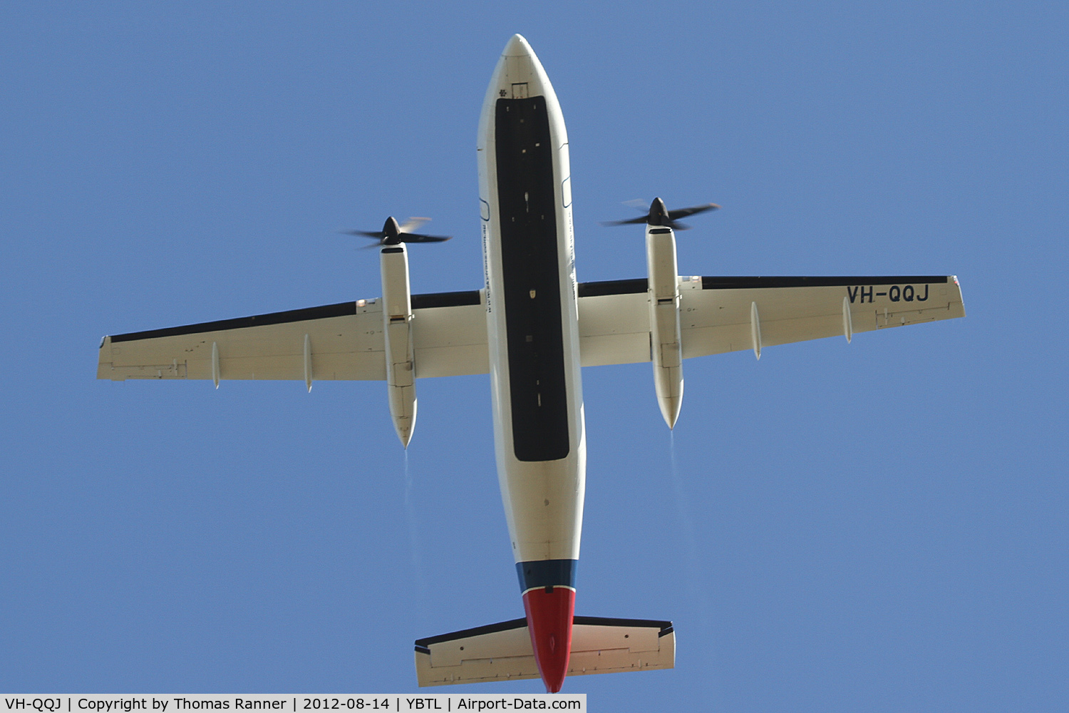 VH-QQJ, 1994 De Havilland Canada DHC-8-102A Dash 8 C/N 392, Skytrans DHC-8