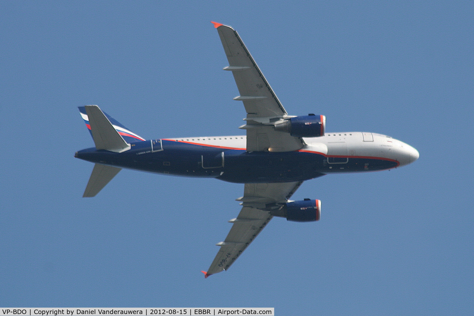 VP-BDO, 2003 Airbus A319-111 C/N 2091, Flight SU2560 on approach TO rwy 07l