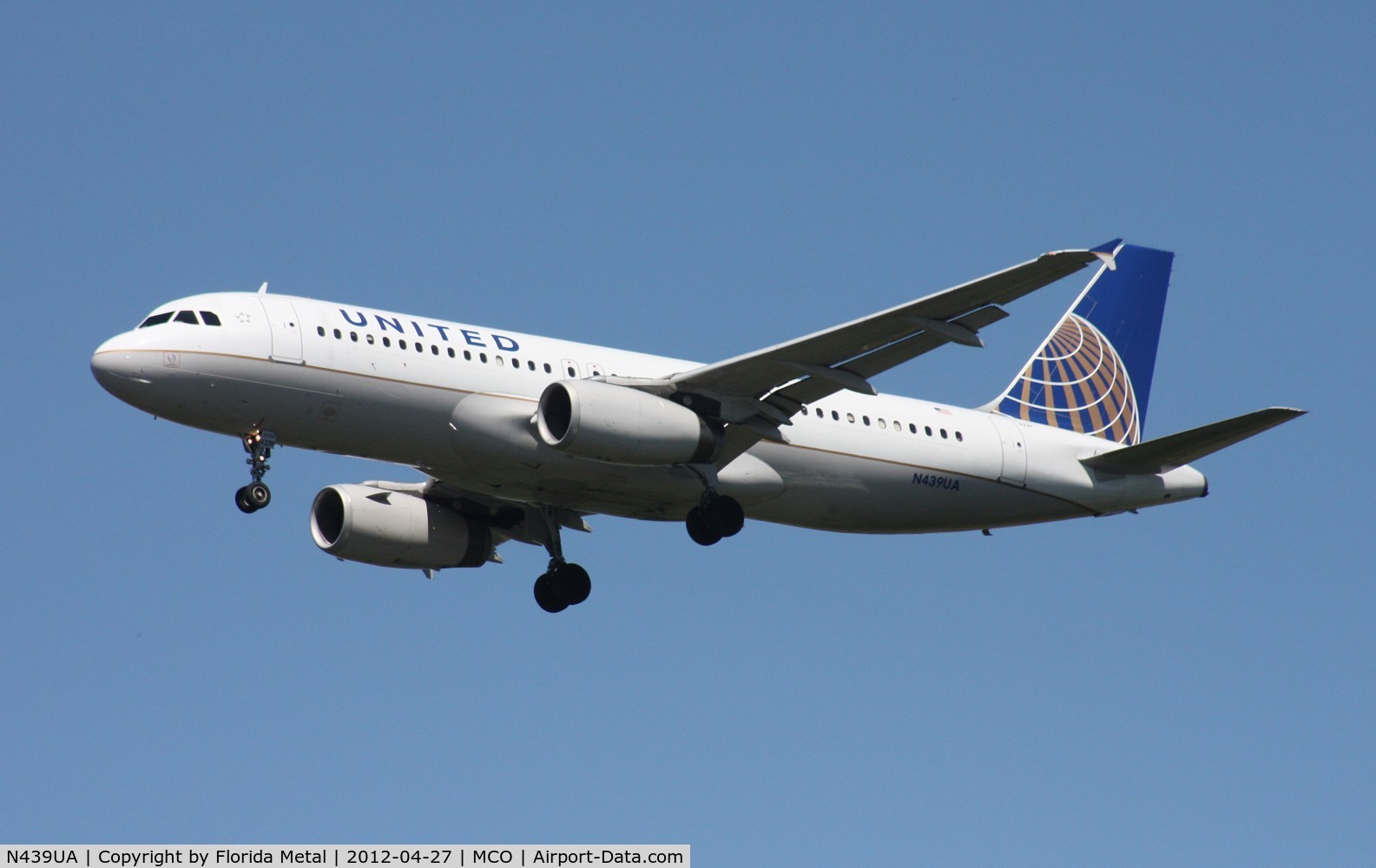 N439UA, 1997 Airbus A320-232 C/N 683, United A320