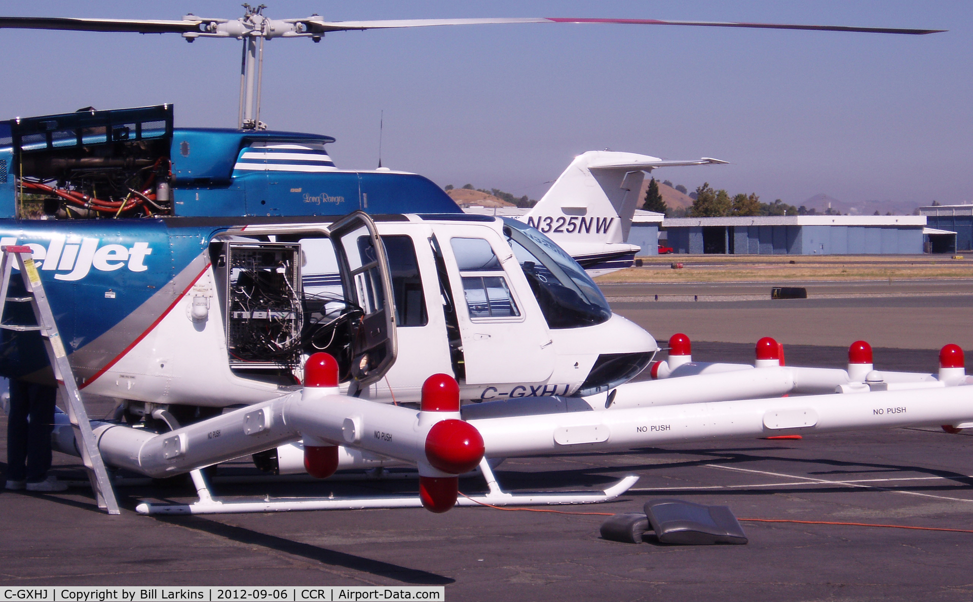 C-GXHJ, 1982 Bell 206L-1 LongRanger II C/N 45741, Visitor from Canada.