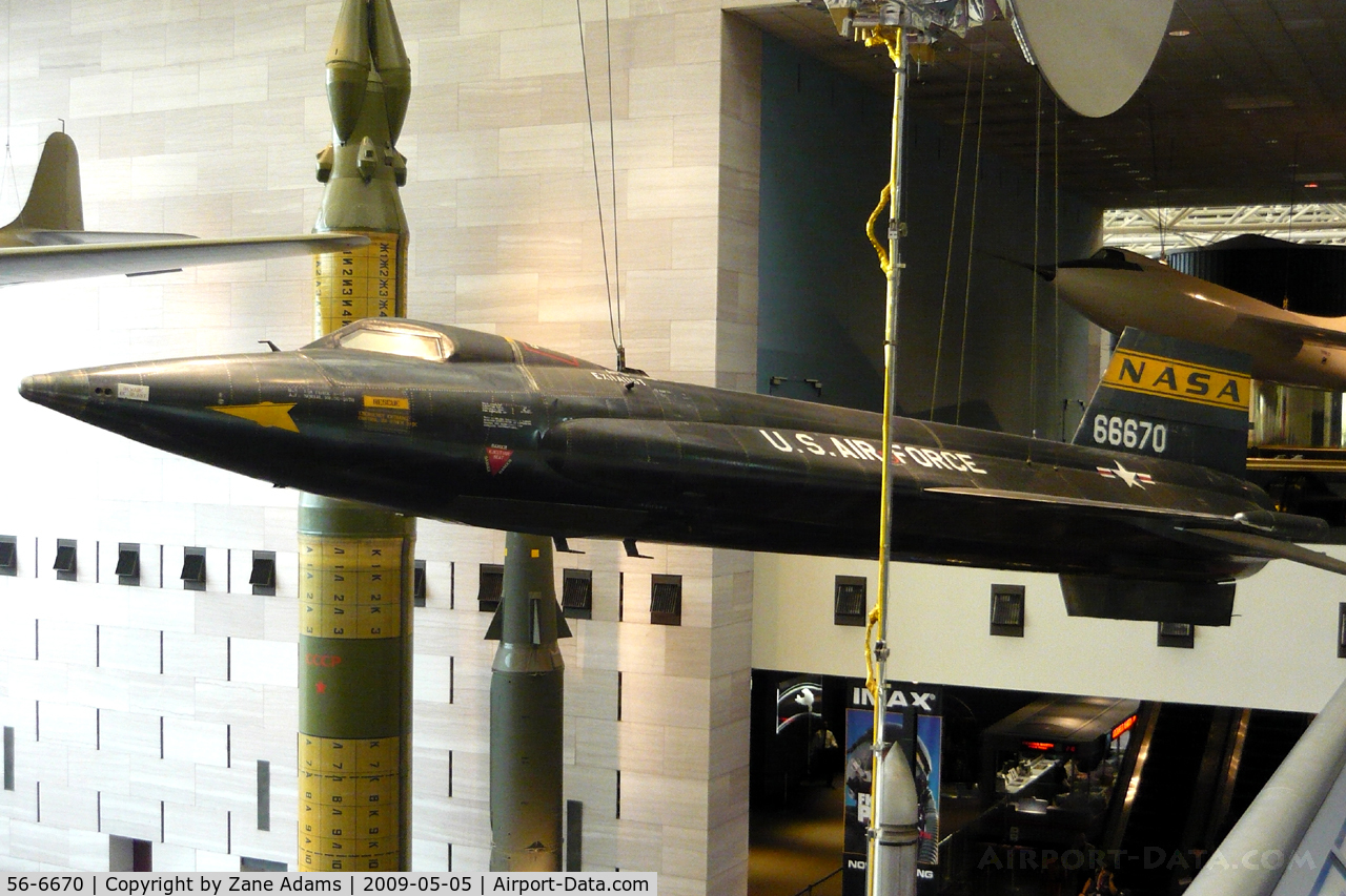 56-6670, 1956 North American X-15A C/N 240-1, National Air and Space Museum - Photo by Hunter Adams