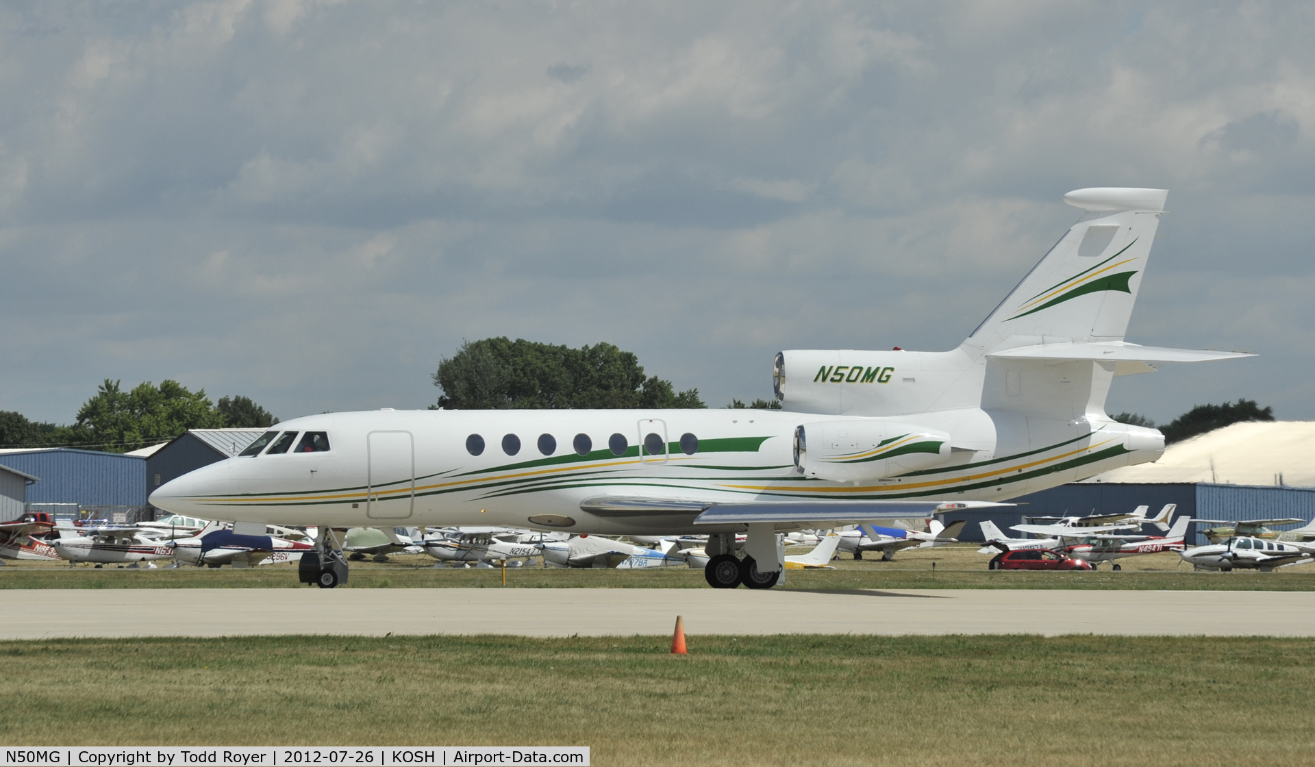 N50MG, 1996 Dassault Falcon 50 C/N 255, Airventure 2012