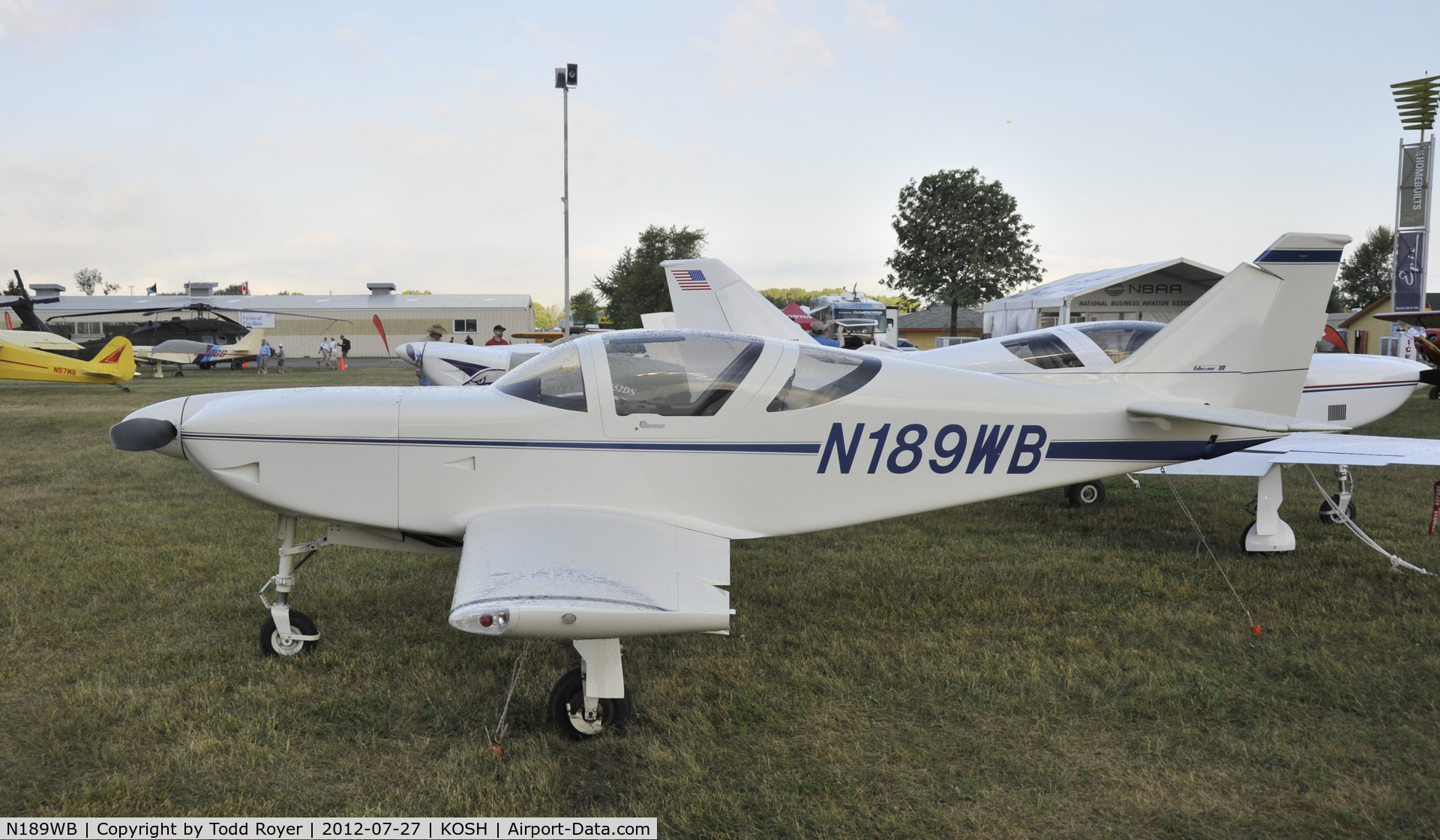 N189WB, 1984 Stoddard-Hamilton Glasair III C/N 3074, Airventure 2012